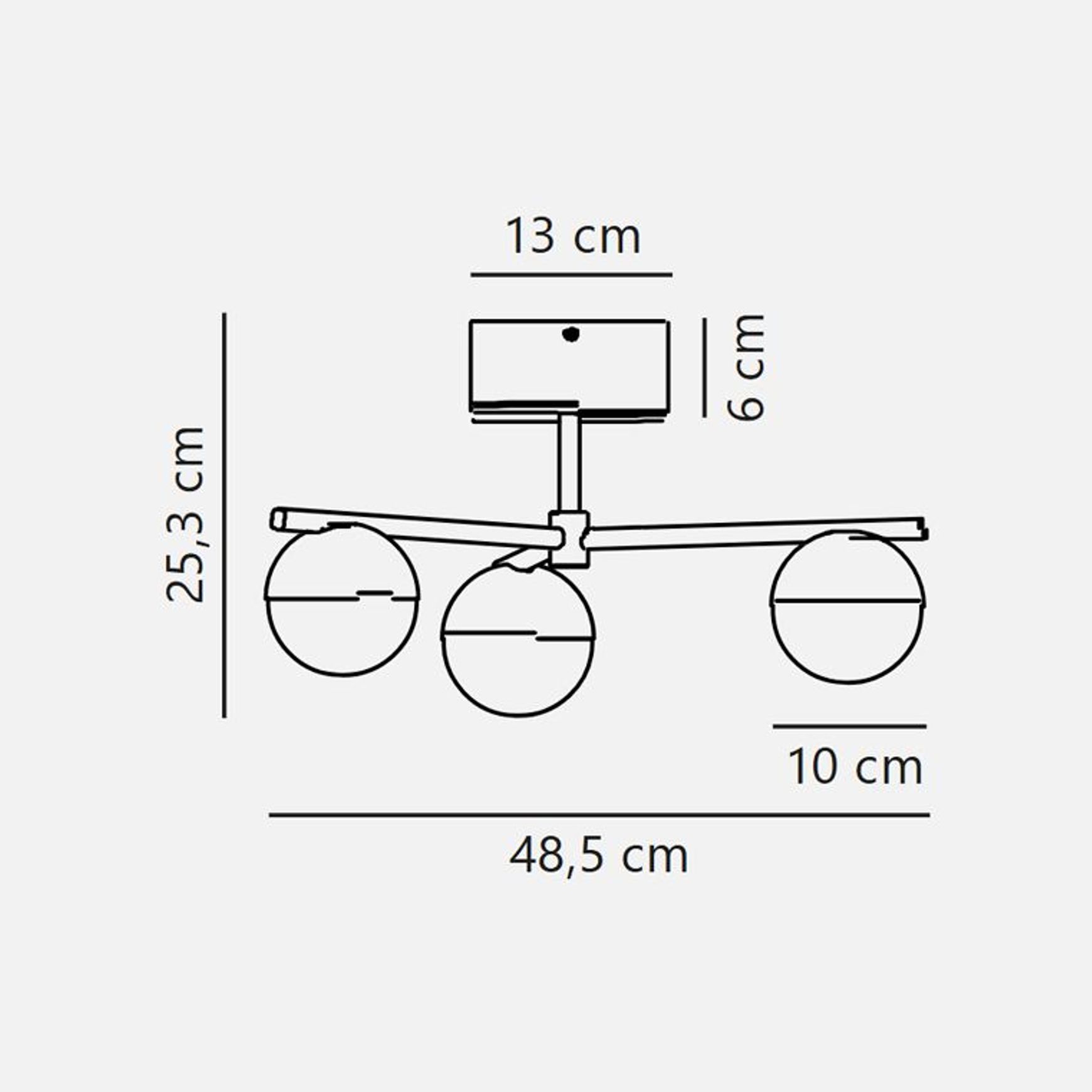 Contina Ceiling 3-Light