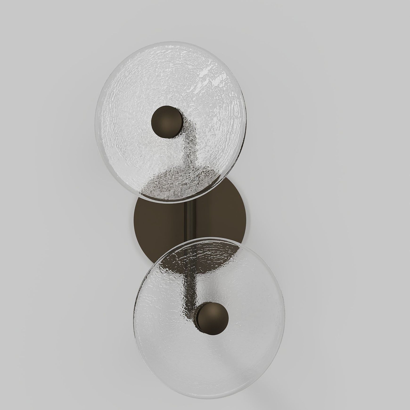 Coral Duo Rod Wall Light - (Off-Centered)
