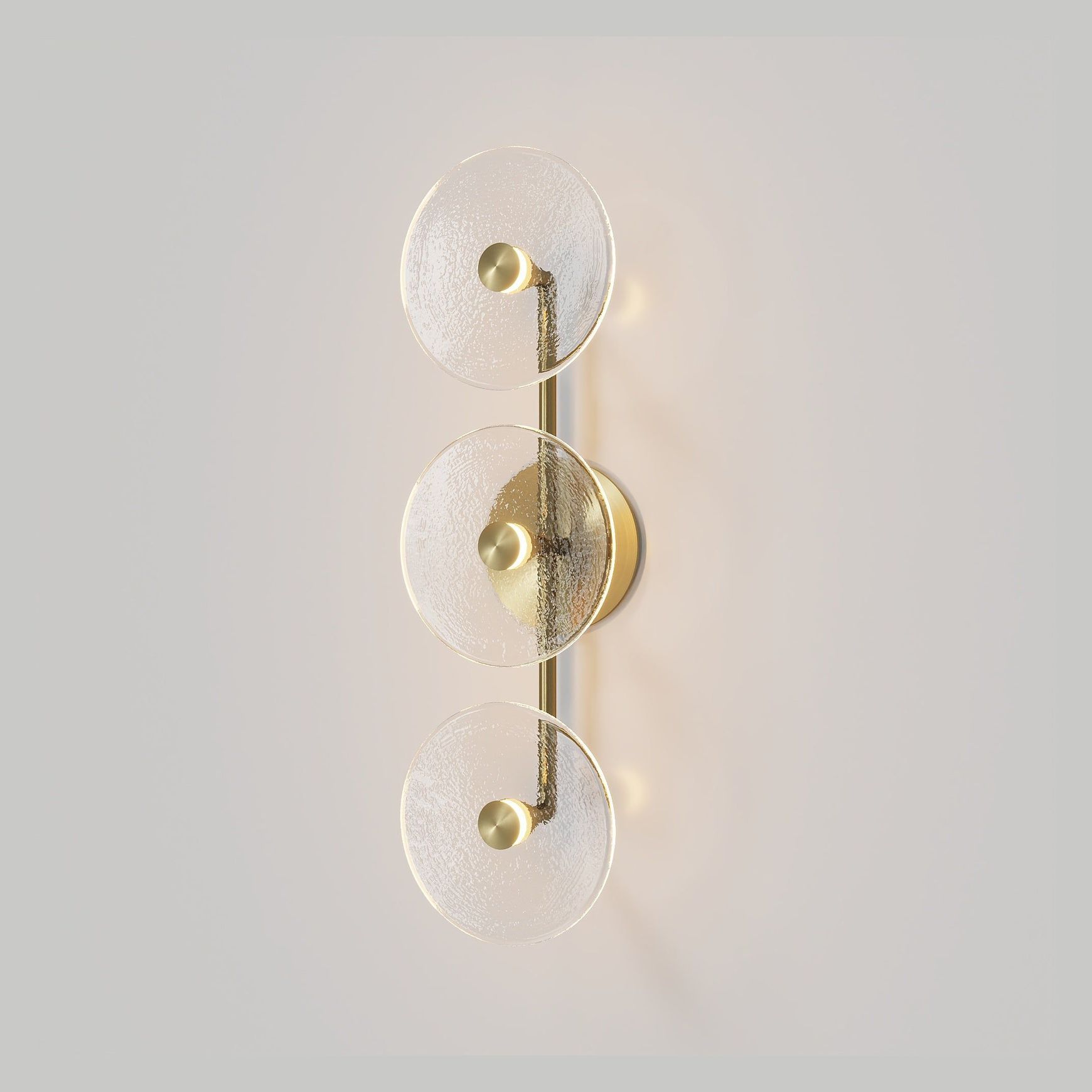 Coral Trio Rod Wall Light - (Centered)