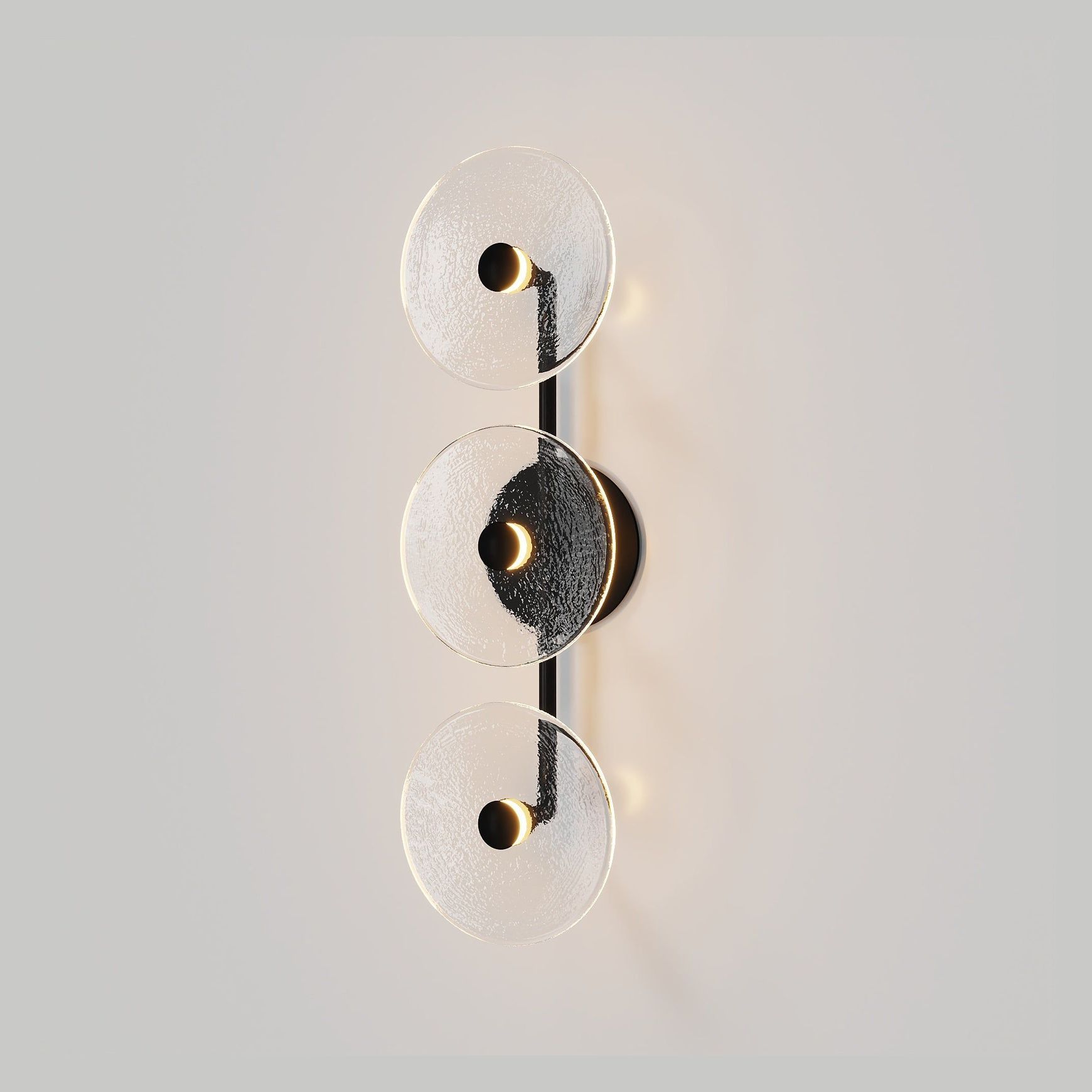 Coral Trio Rod Wall Light - (Centered)