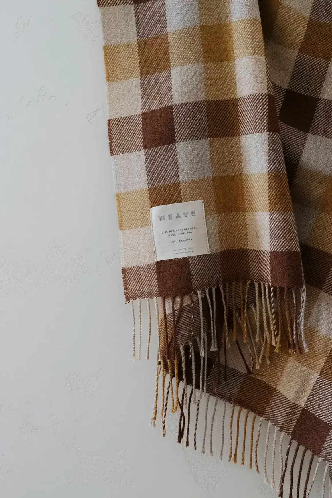 Weave Caldwell Wool Throw Blanket - Autumn