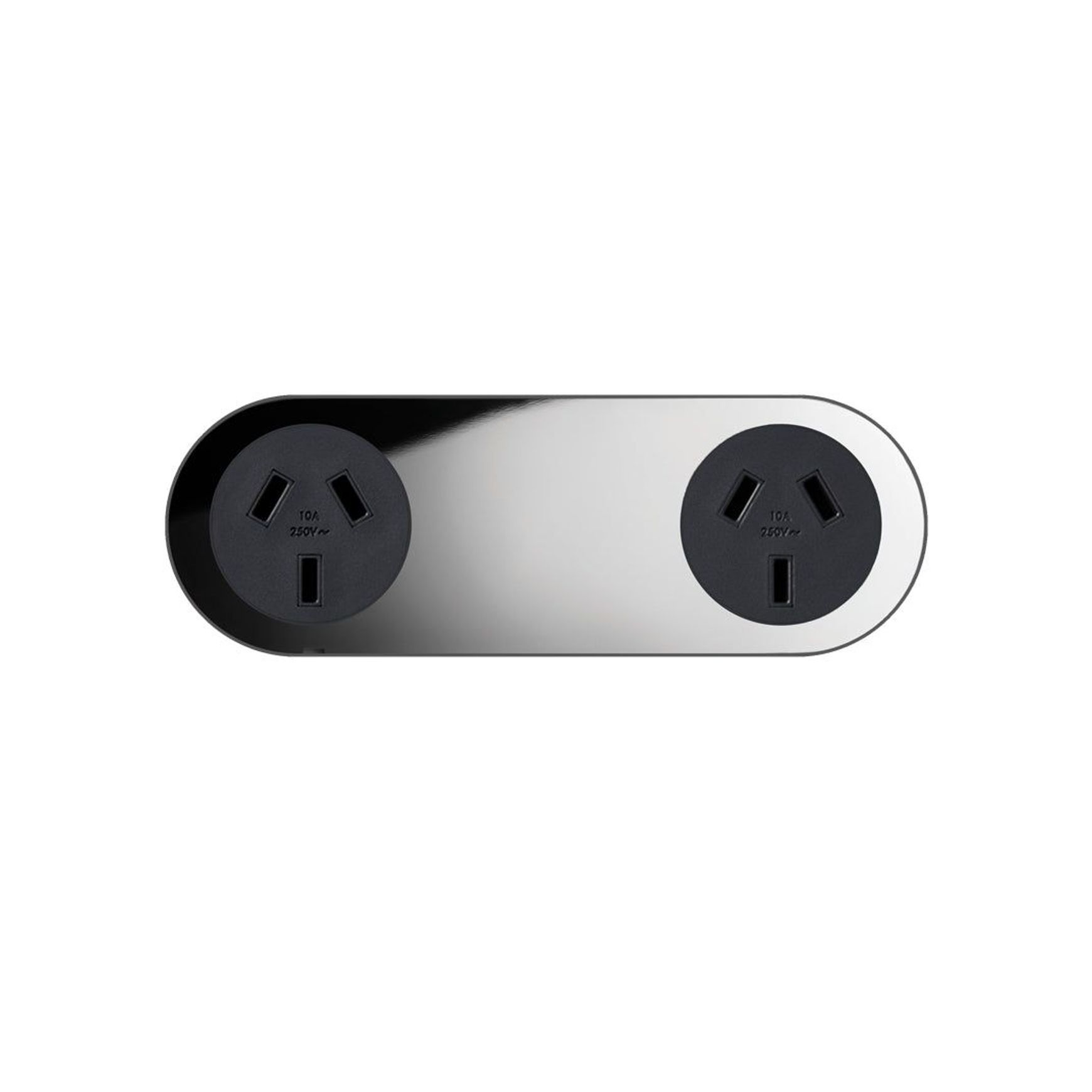 13 Carbon Double Outlet Faceplate