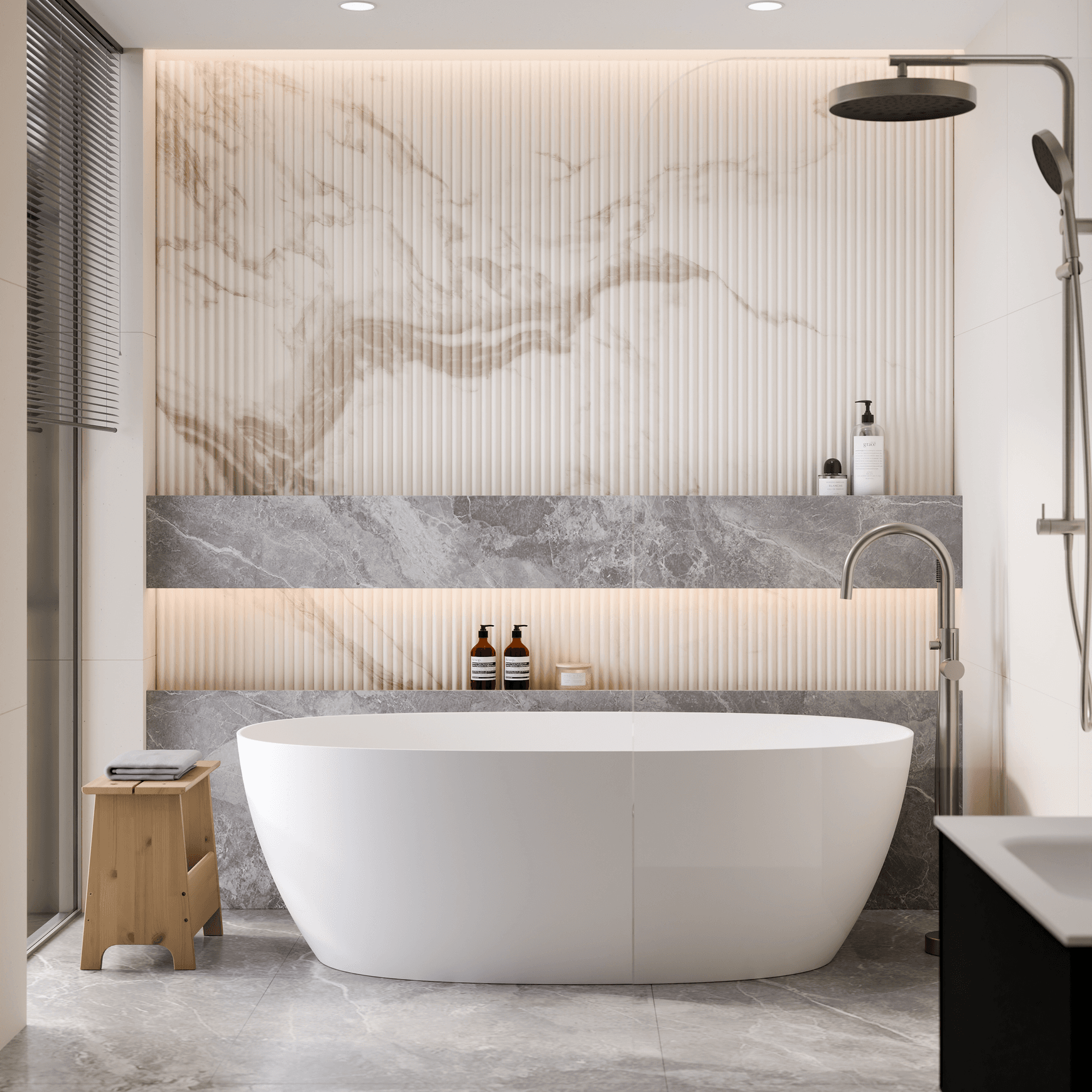Villastone Cervo 1700 Freestanding Bath