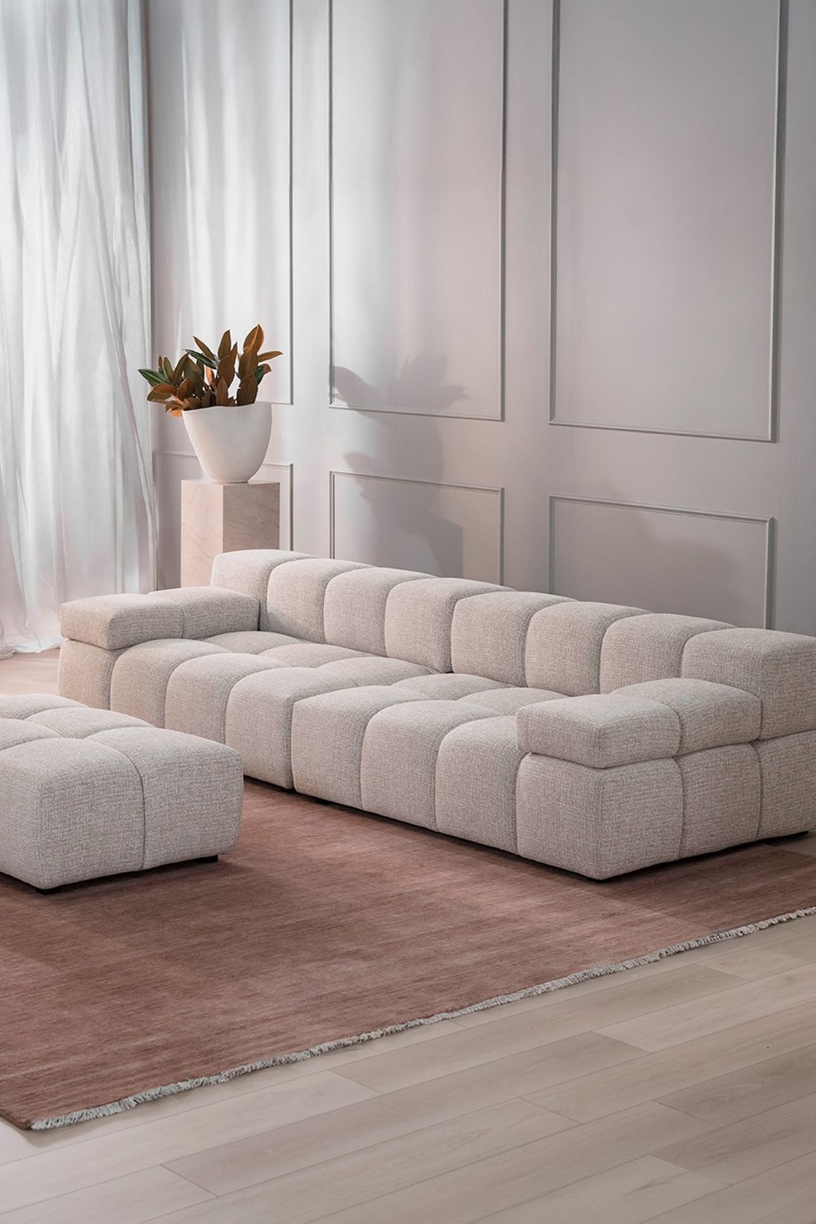 Cobble Sofa | Ecru