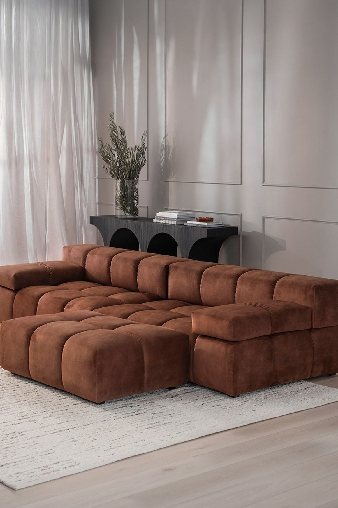Cobble Sofa | Cognac