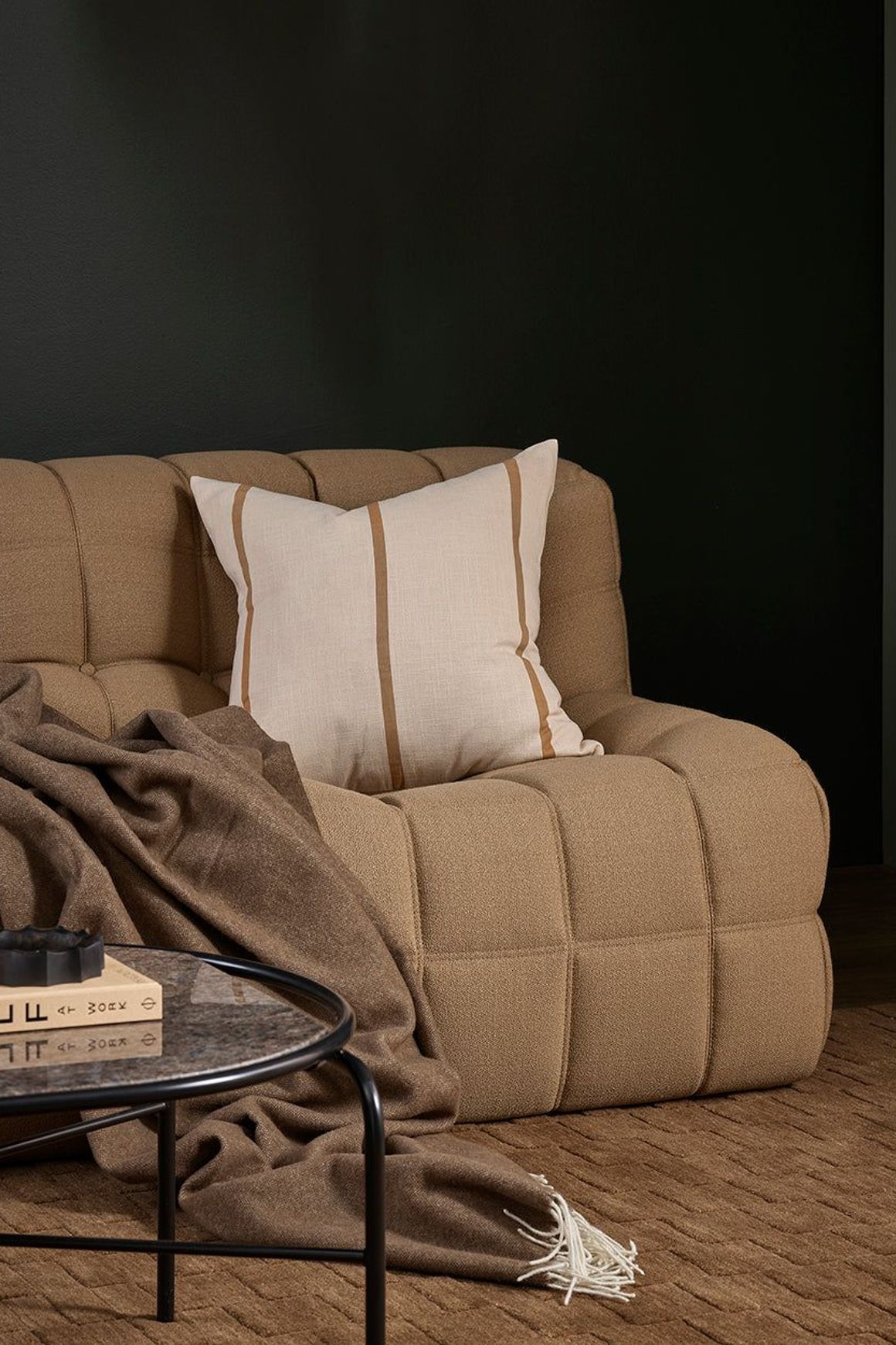 Baya Mosman Throw - Coffee