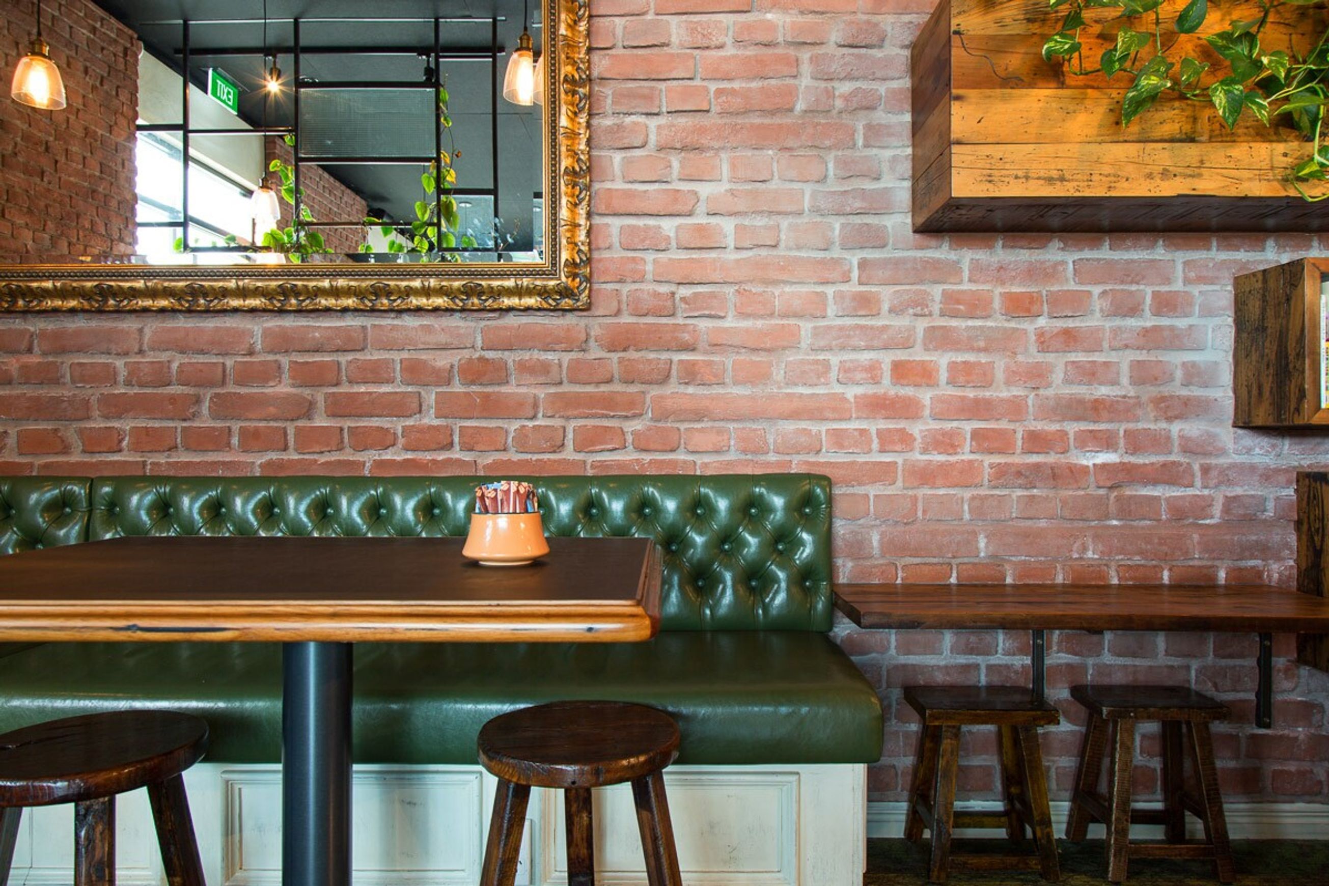 Loft Brick Wall Panels by Muros | Burnt Red Brickworks