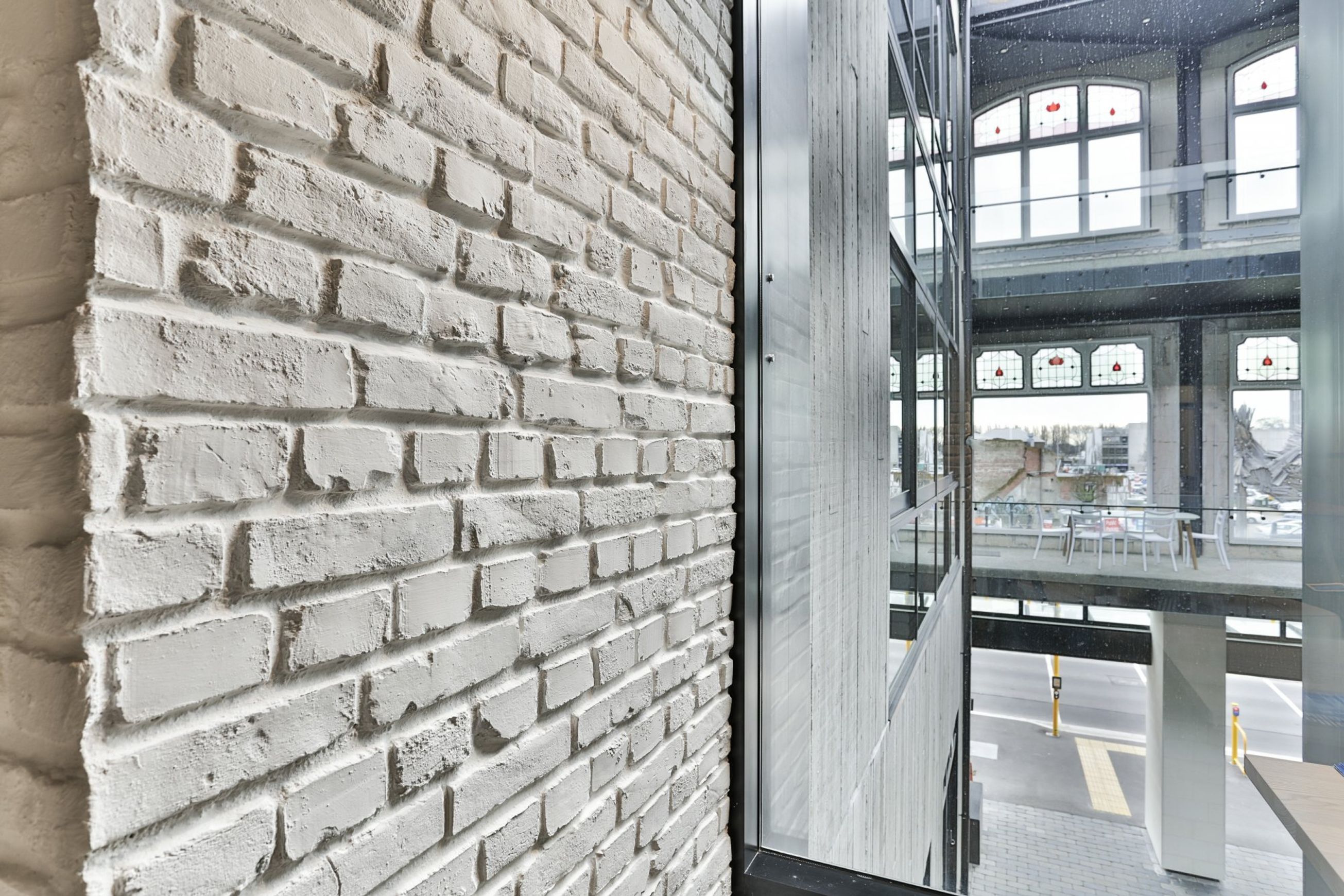 Loft Brick Wall Panels by Muros | White Brick Tiles