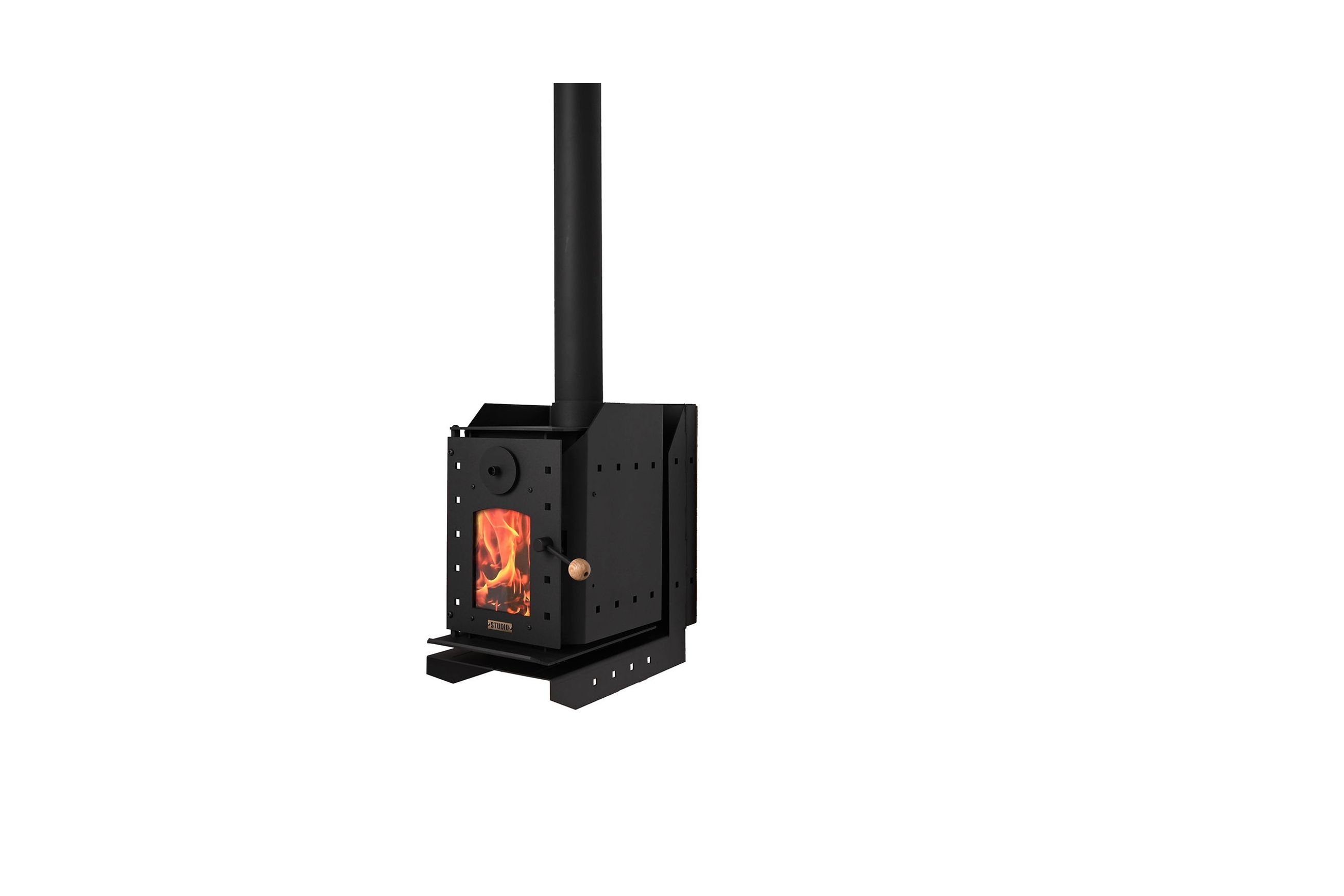 Warmington | Studio Compact - Log Box Fireplace