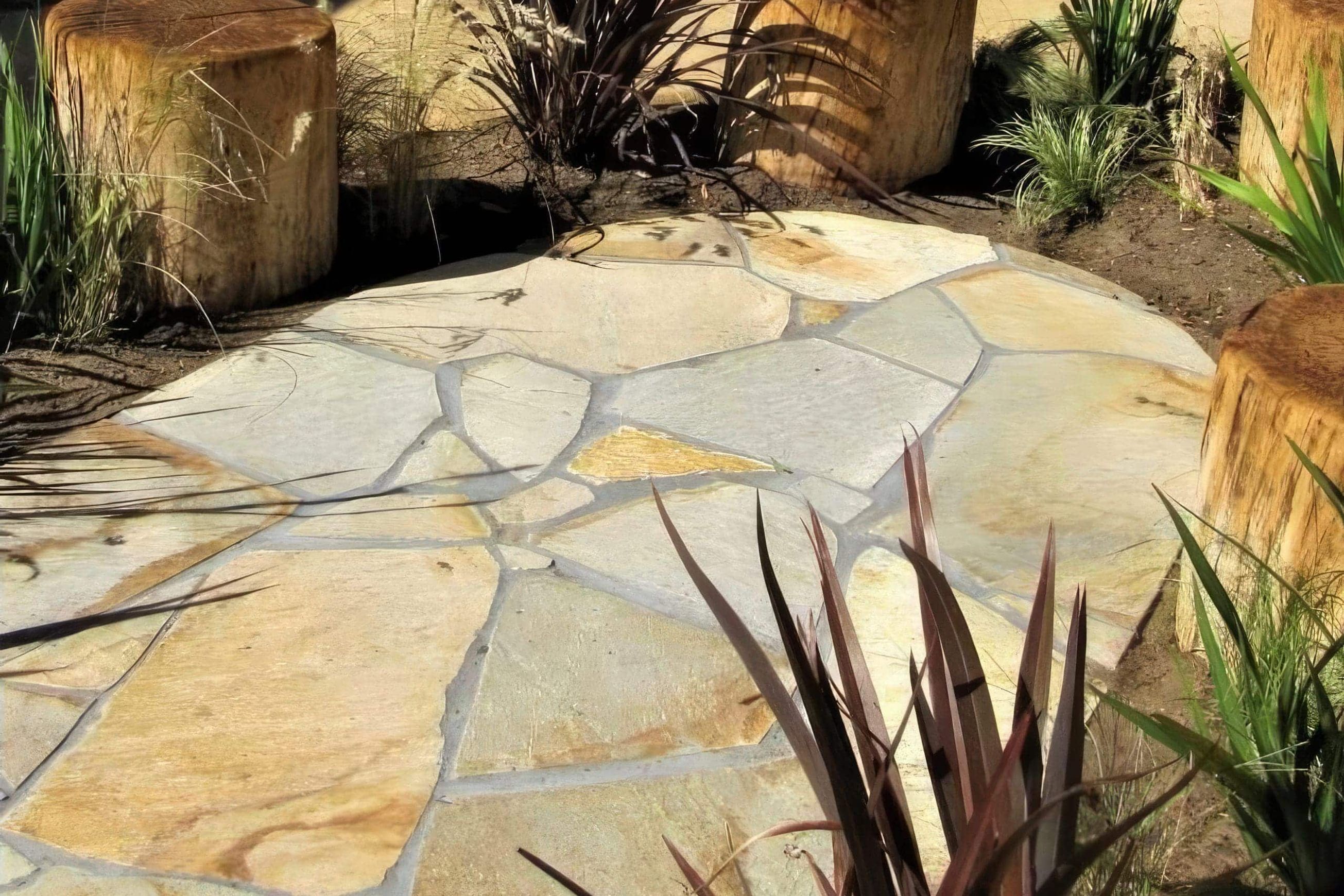 Desert Sand  Sandstone Crazy Paving