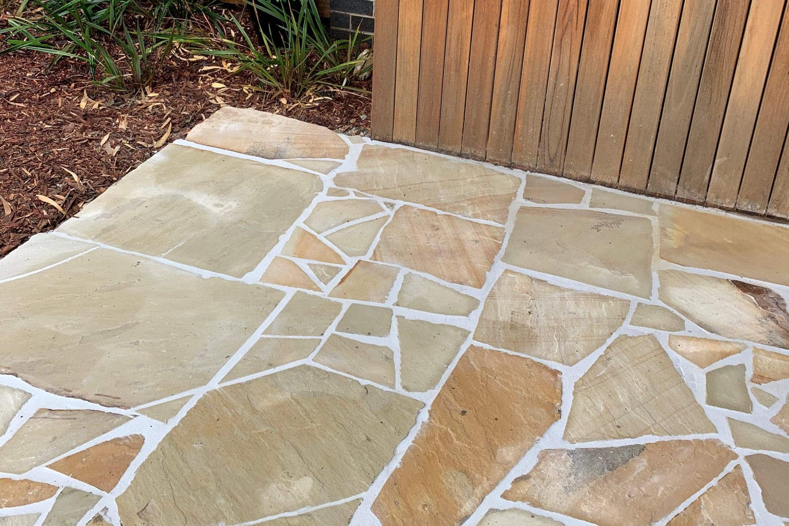 Desert Sand  Sandstone Crazy Paving