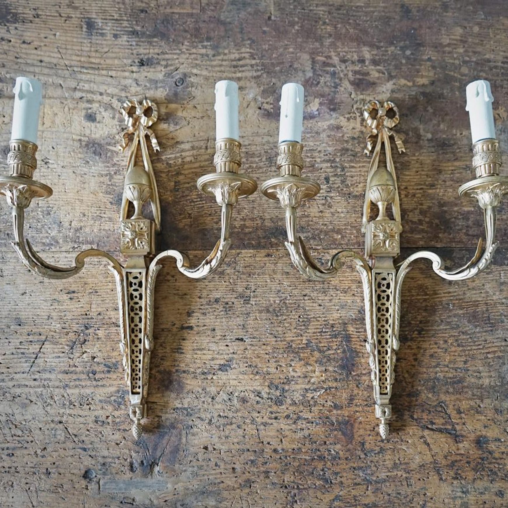 French Louis XVI Wall Sconces (Pair)