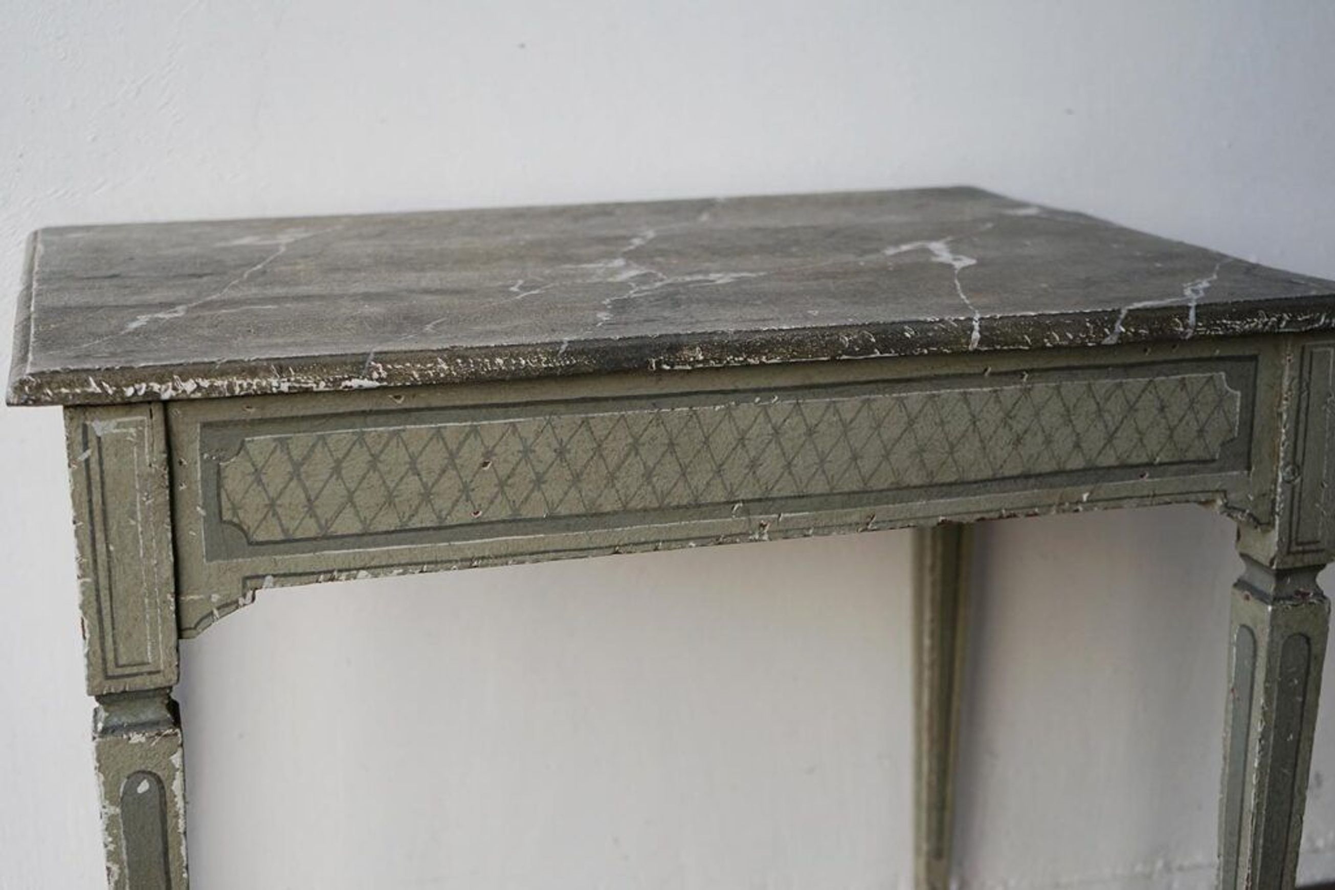 French Louis XVI Painted Desk