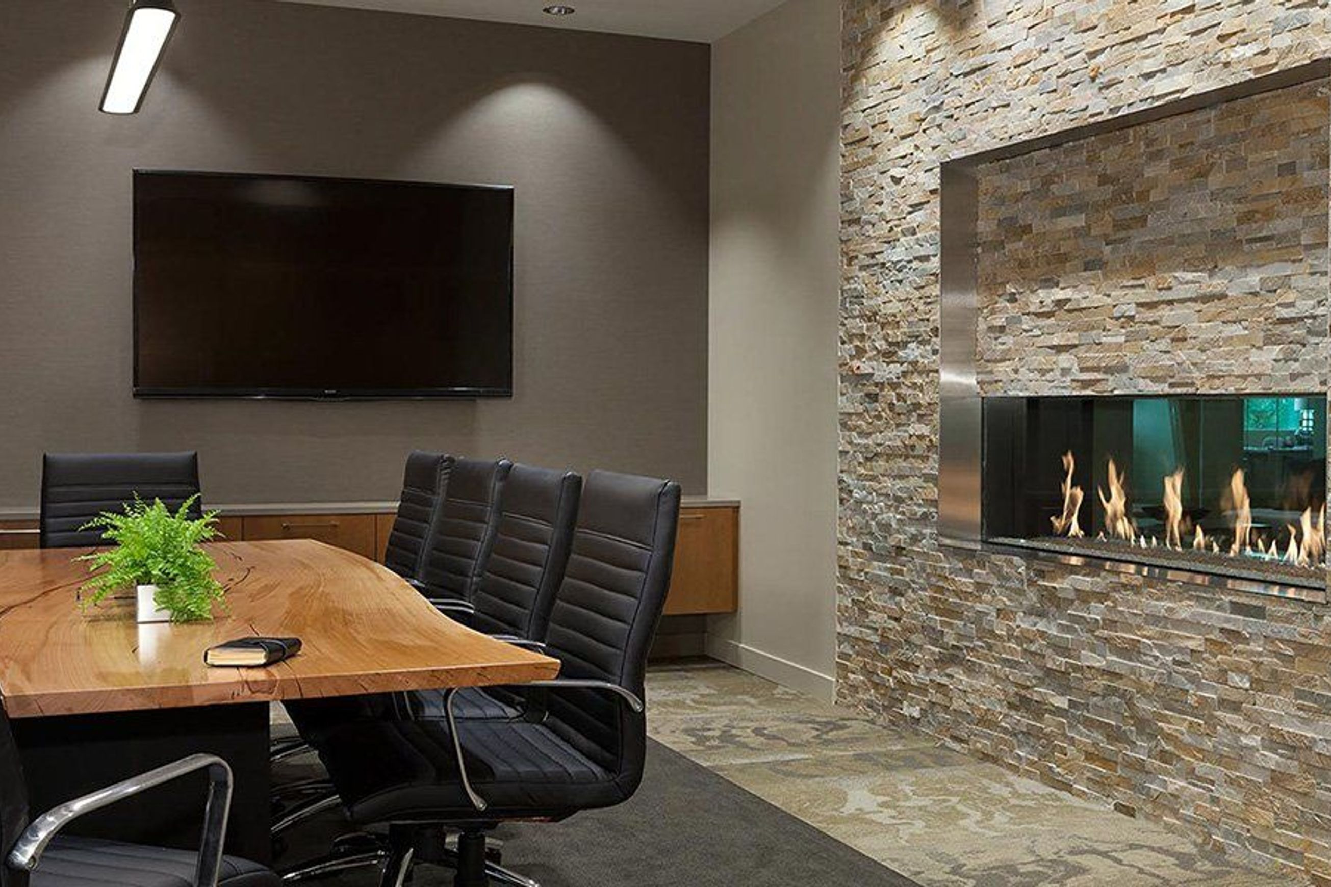 Davinci See Thru Gas Fireplace