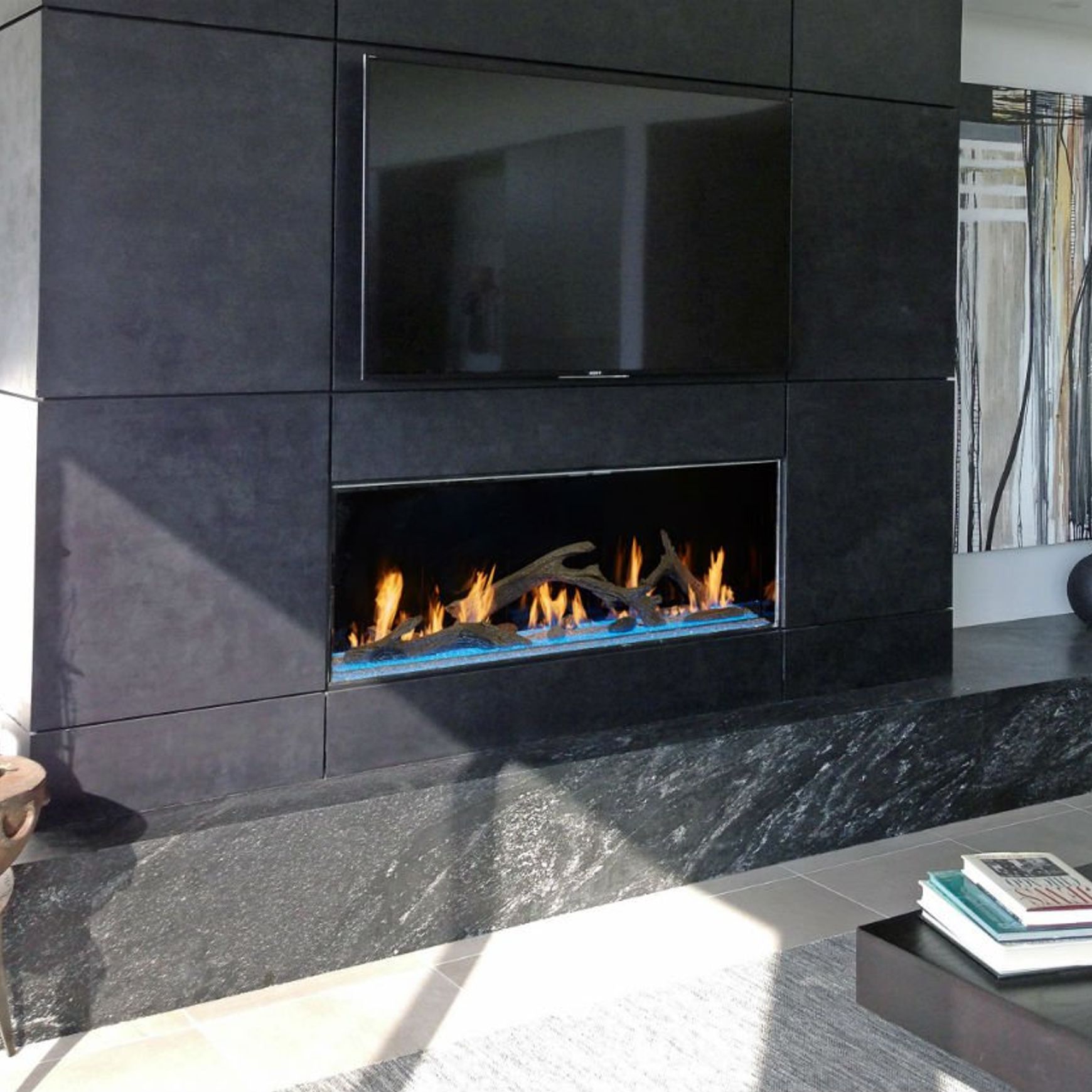 Davinci Single Sided Gas Fireplace