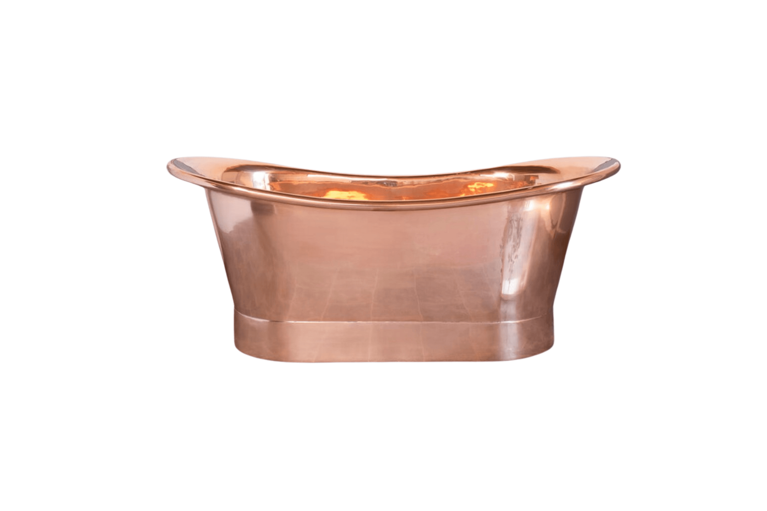 The Copper Bath Tub - Kahali Copper Double Slipper Smooth 1700mm - CB5021-D67