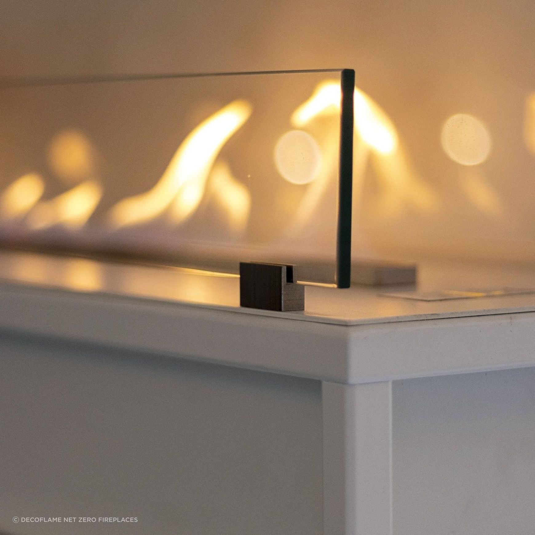 Decoflame Torino Wall Mounted BEV Net Zero Fireplace