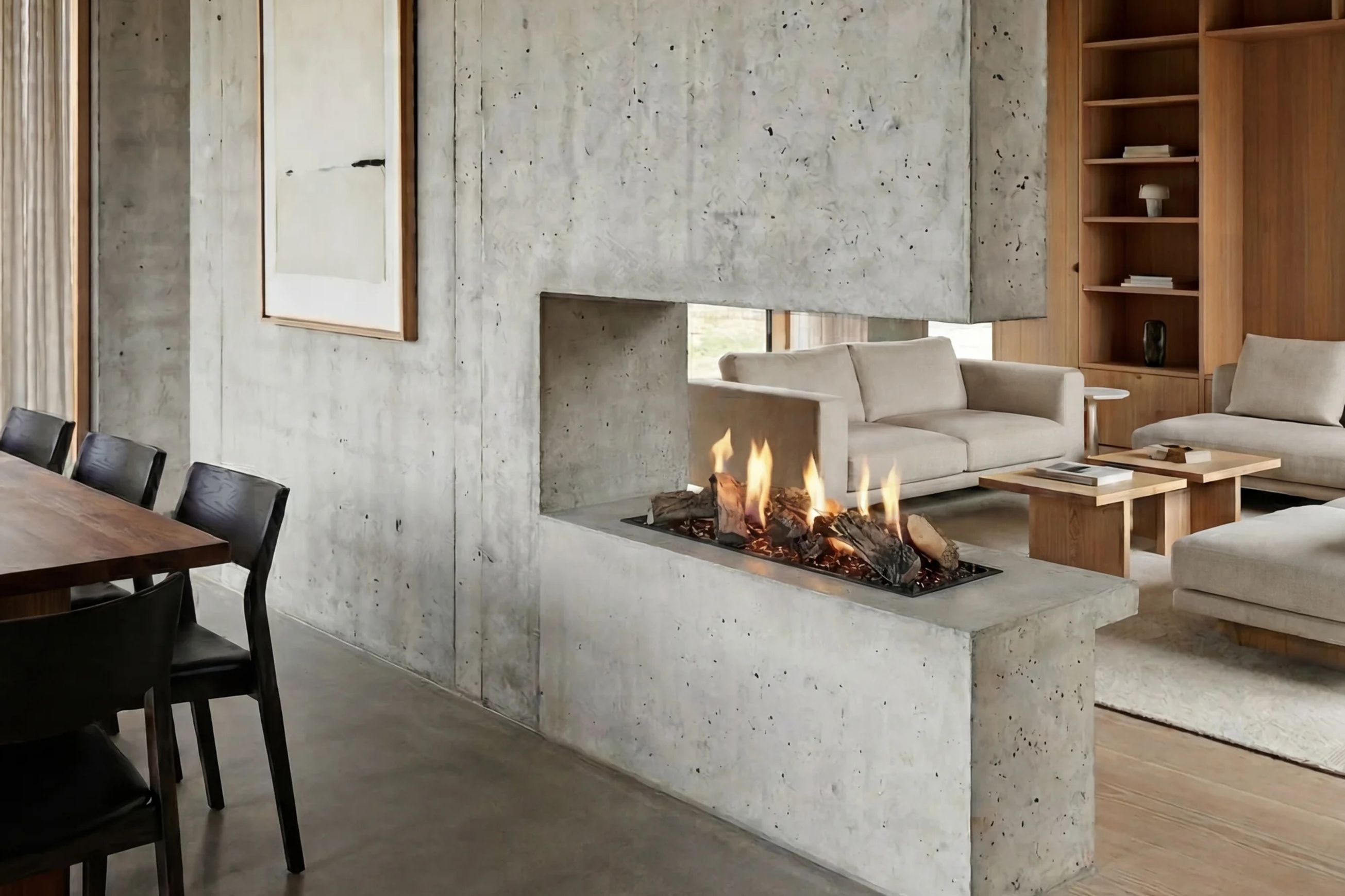 Decoflame BEV LogicWood Fireplace