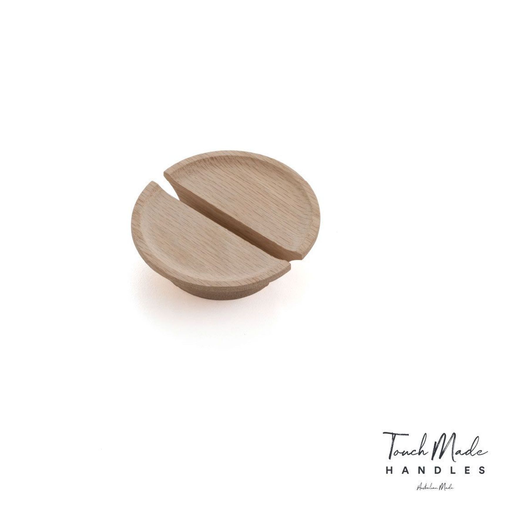 Timber Dished Semi Round Handles