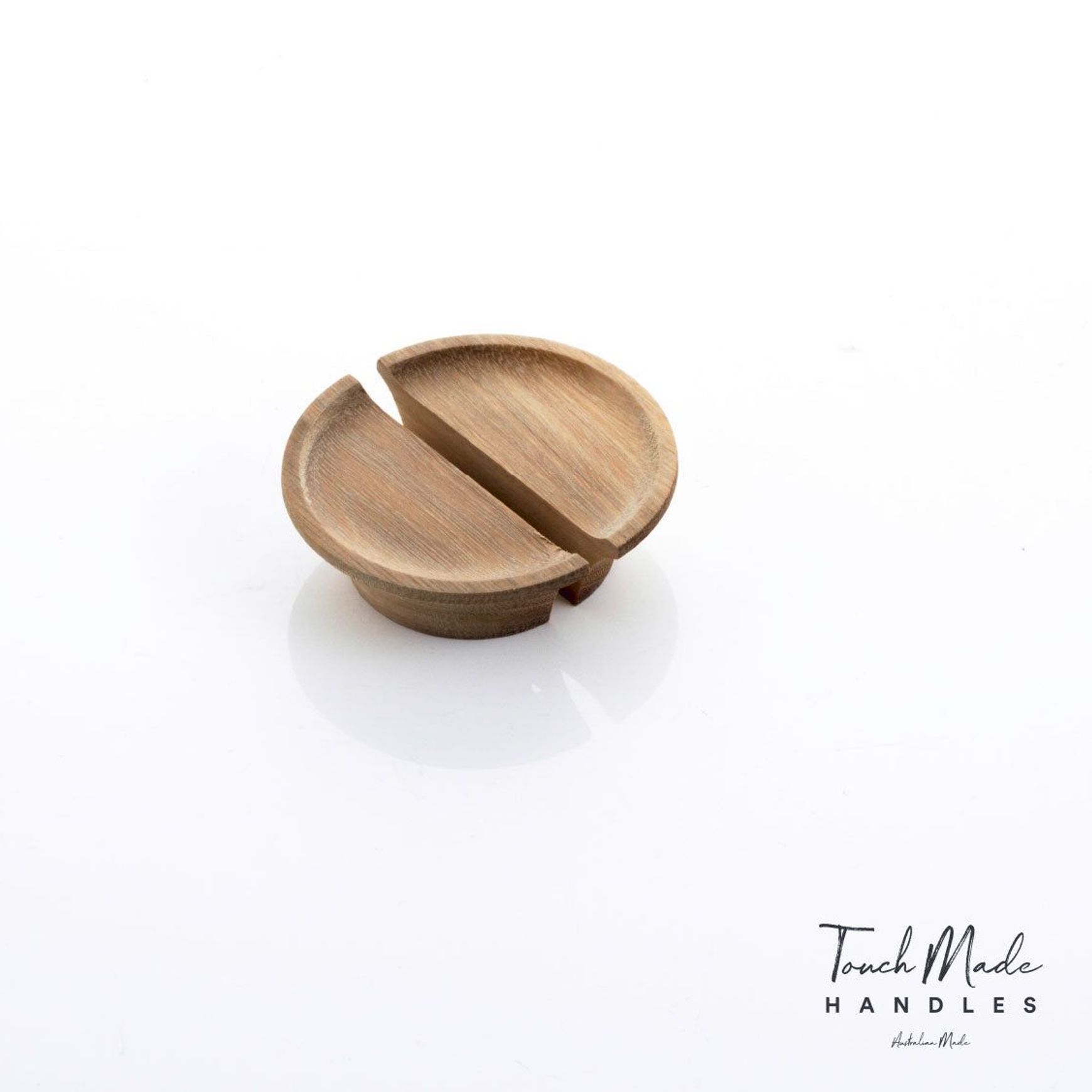 Timber Dished Semi Round Handles