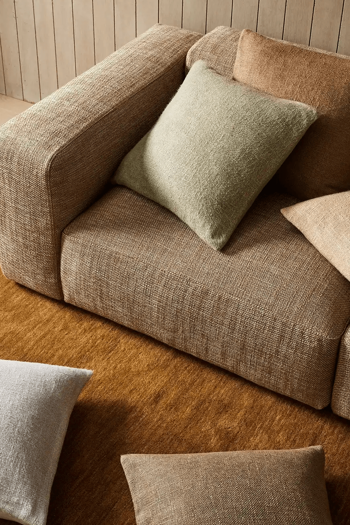 Weave Home Domenica Cushion - Sage | 50 x 50cm