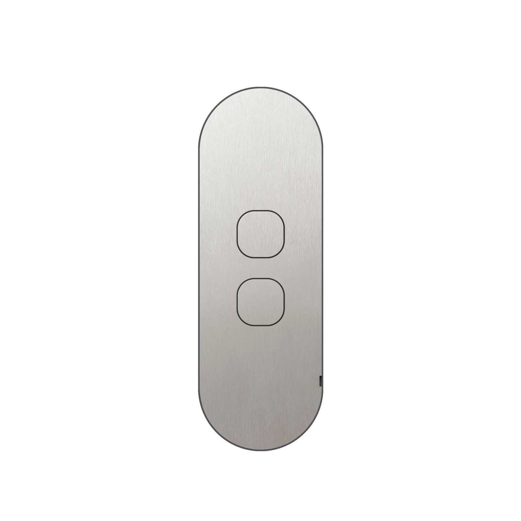 13 Carbon 2 Gang Switch Grid Faceplate