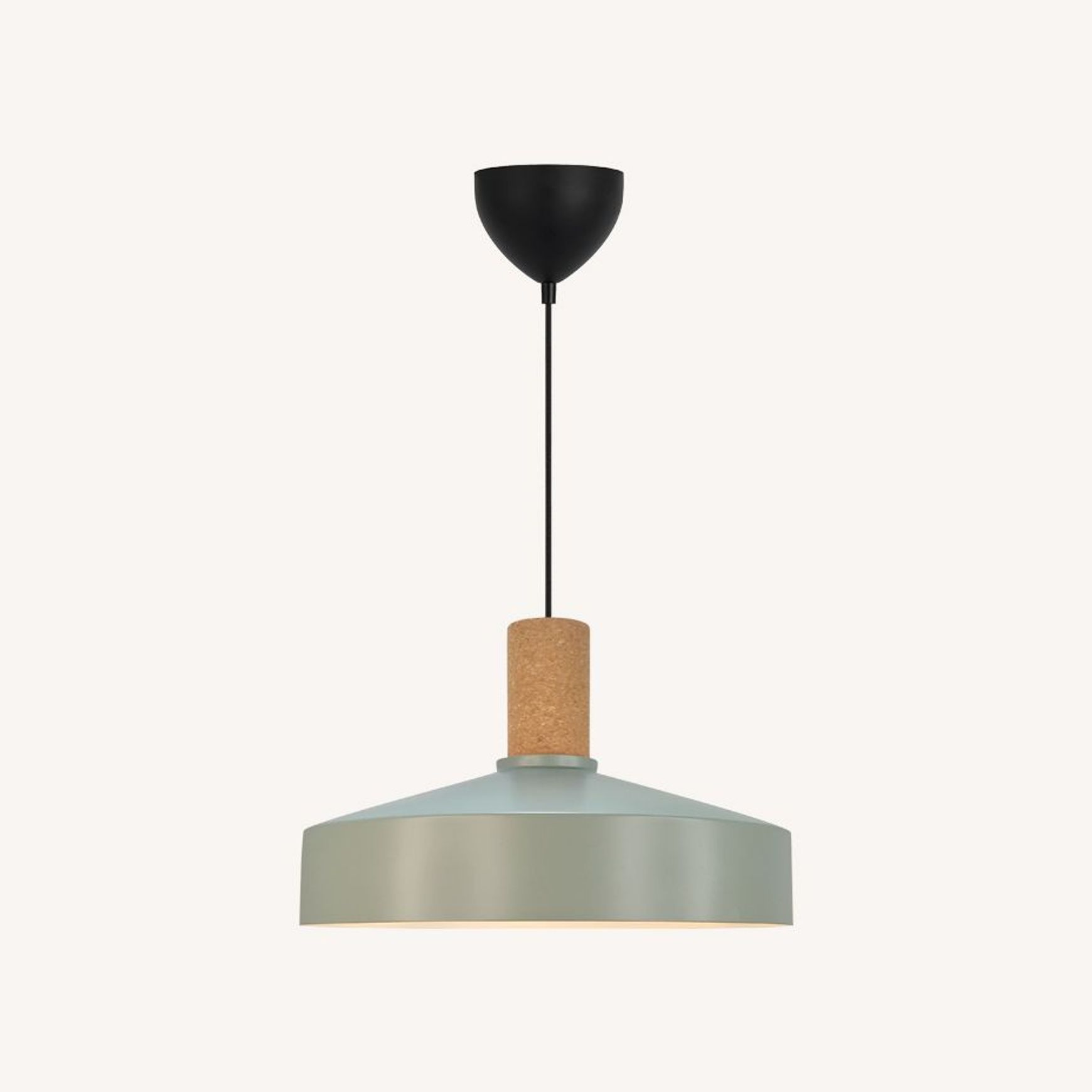 Elvas Cork Pendant Dusty Green