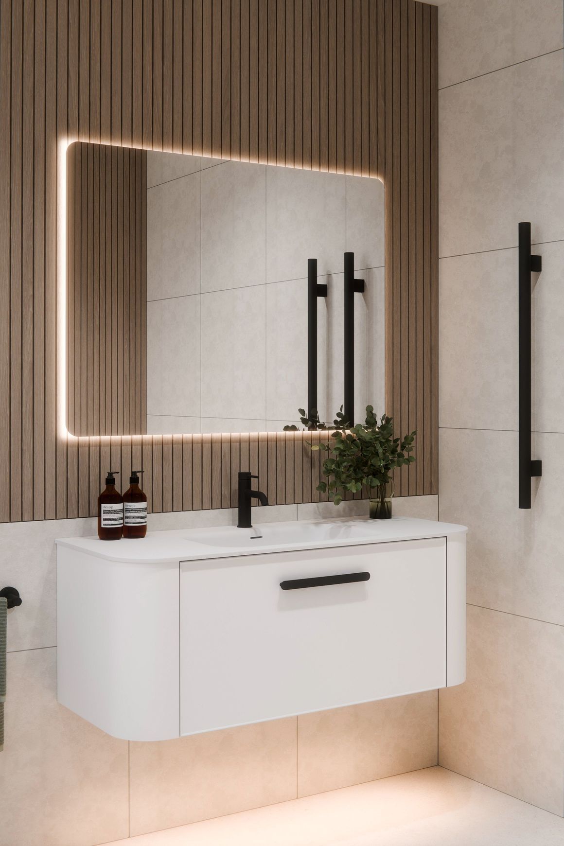 Euro 1500 Rectangle LED Mirror