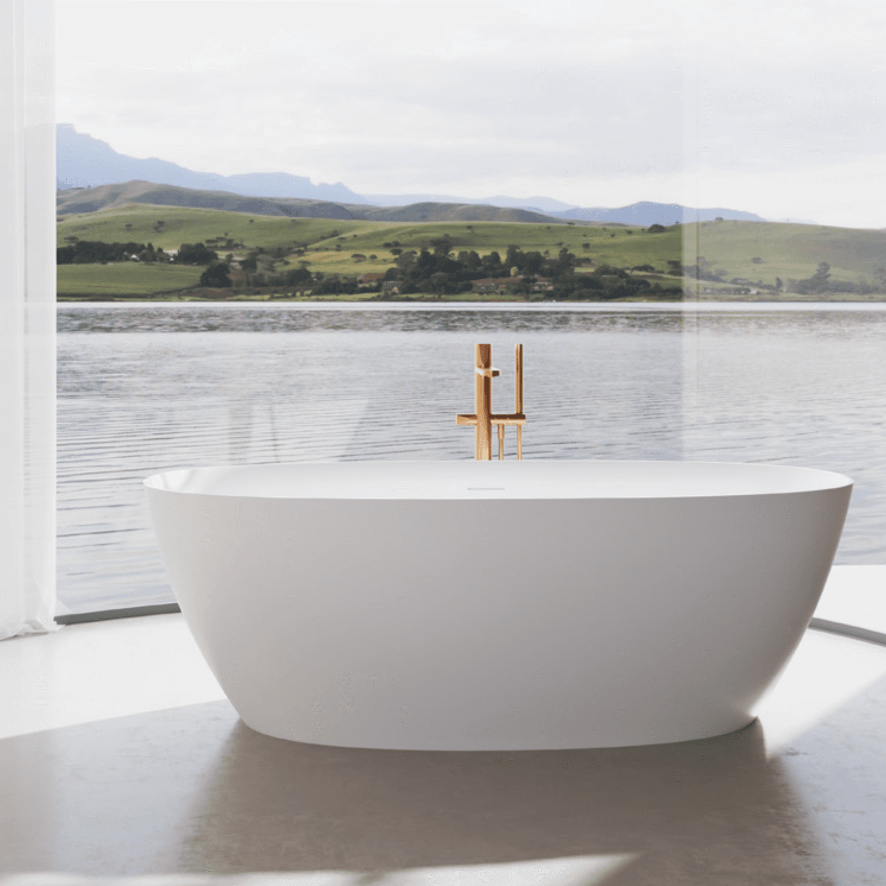 Elisabet Compact 1500mm Bath - OV8007 1500