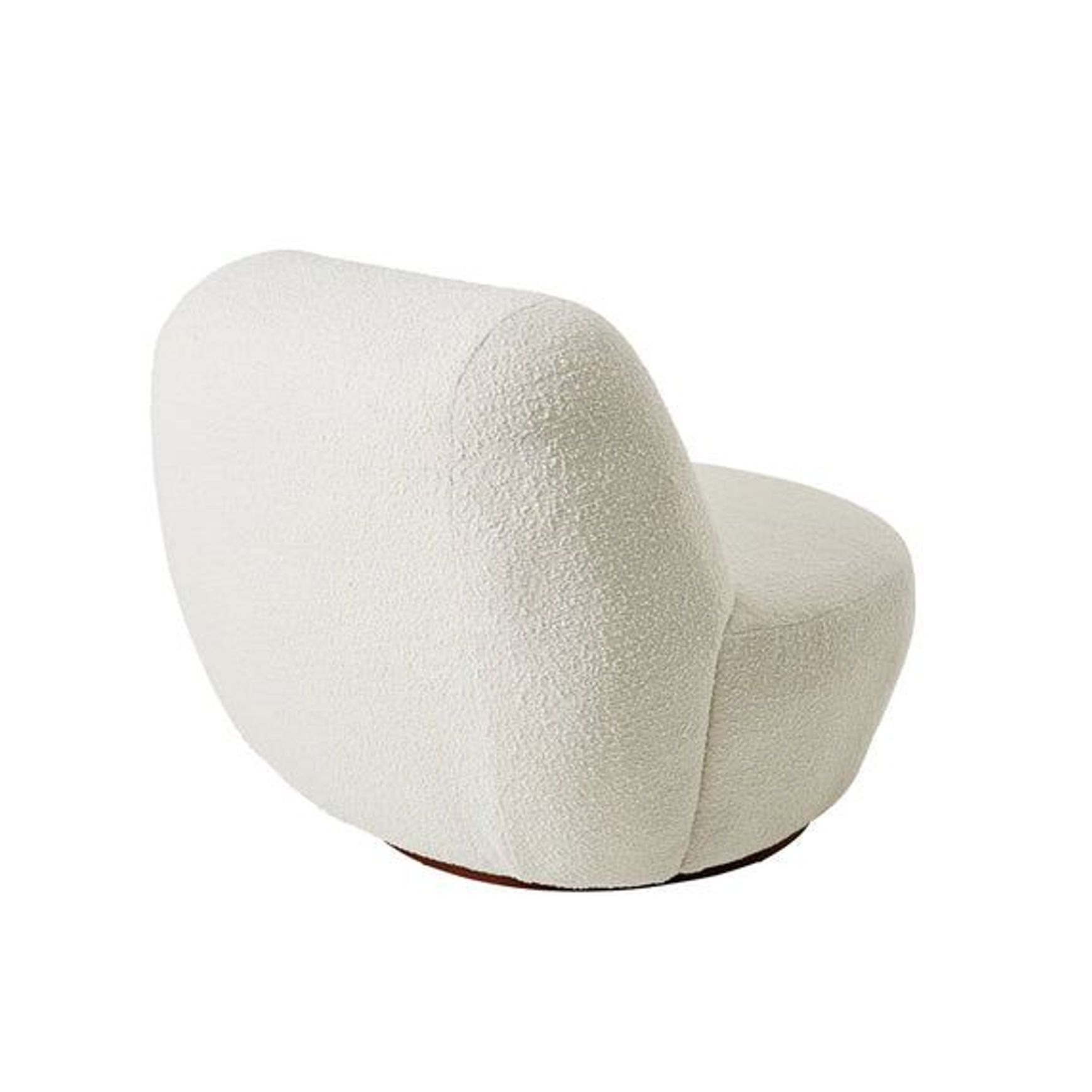 Pace White Boucle Occasional Chair