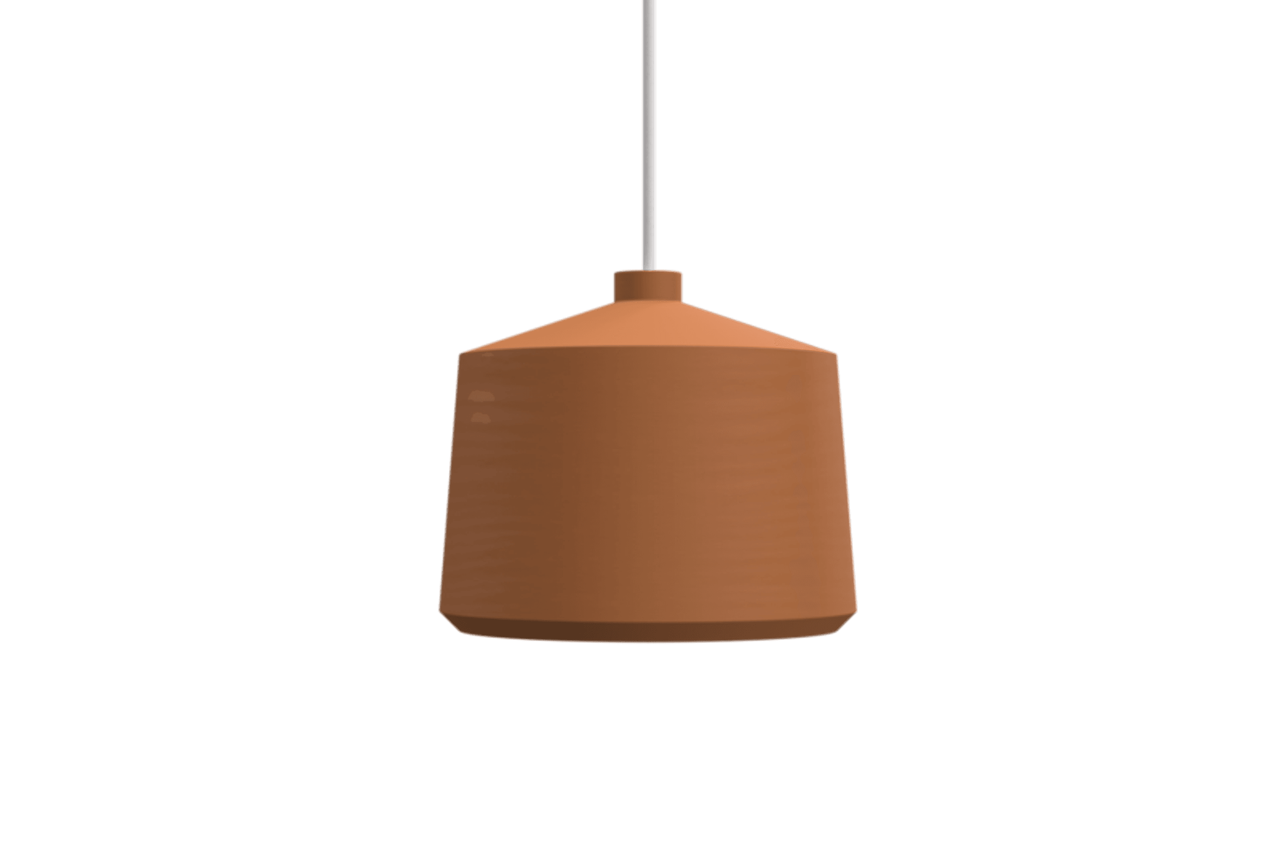 Flame Clay Pendant