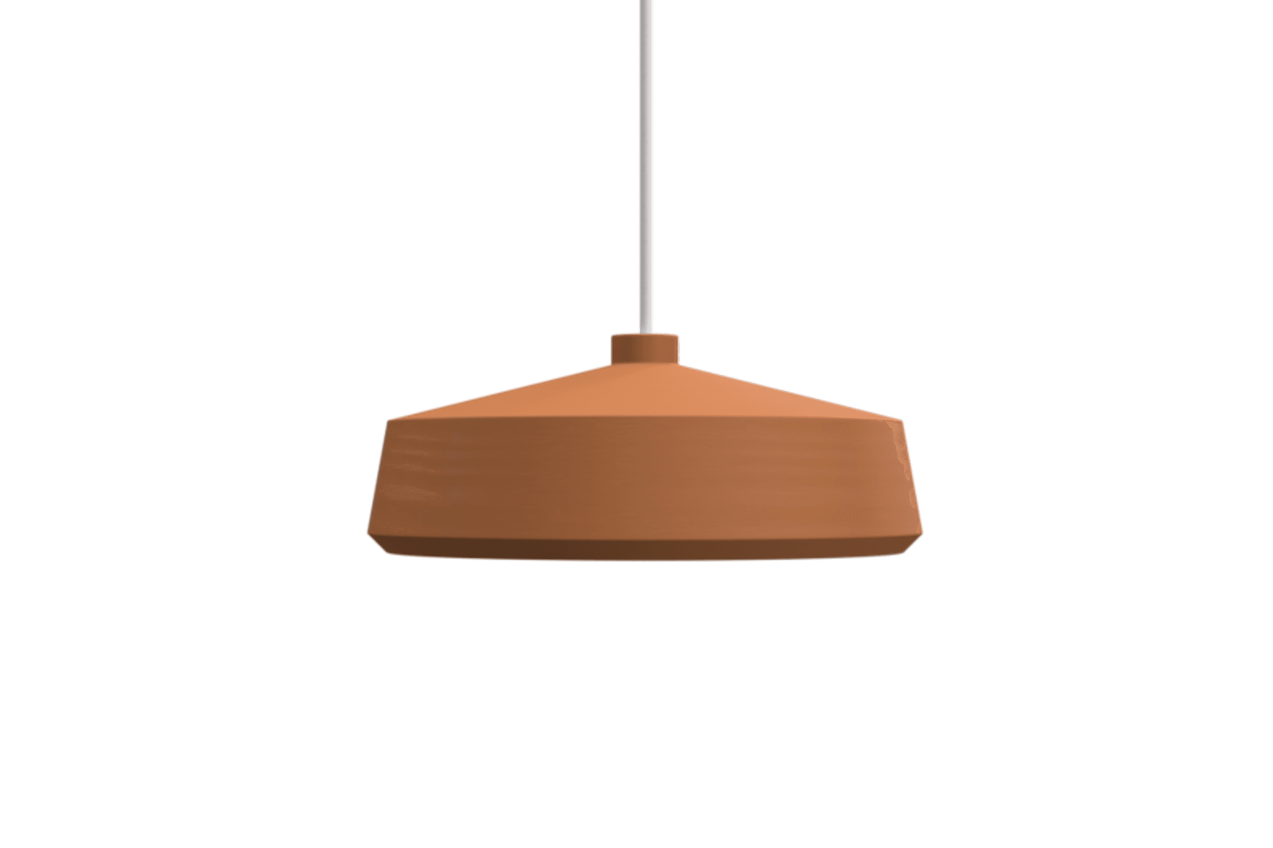 Flame Clay Pendant