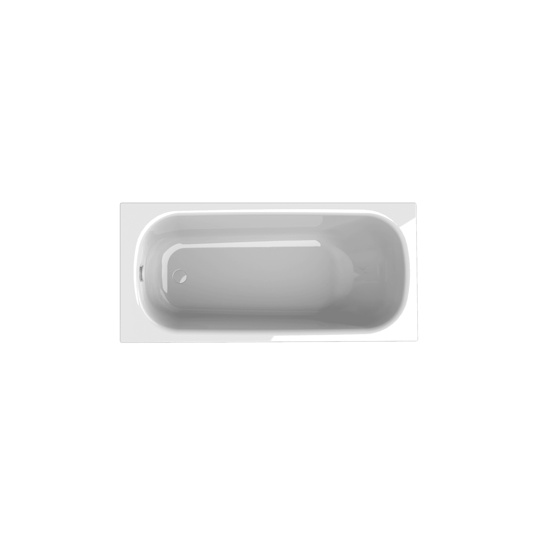 BetteForm 1600 Inset Bath Gloss White
