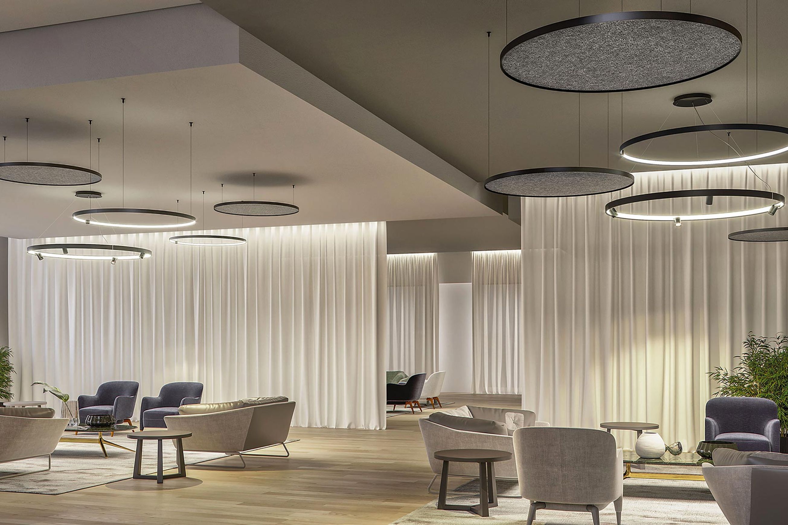 Zero Round Acoustic Pendant