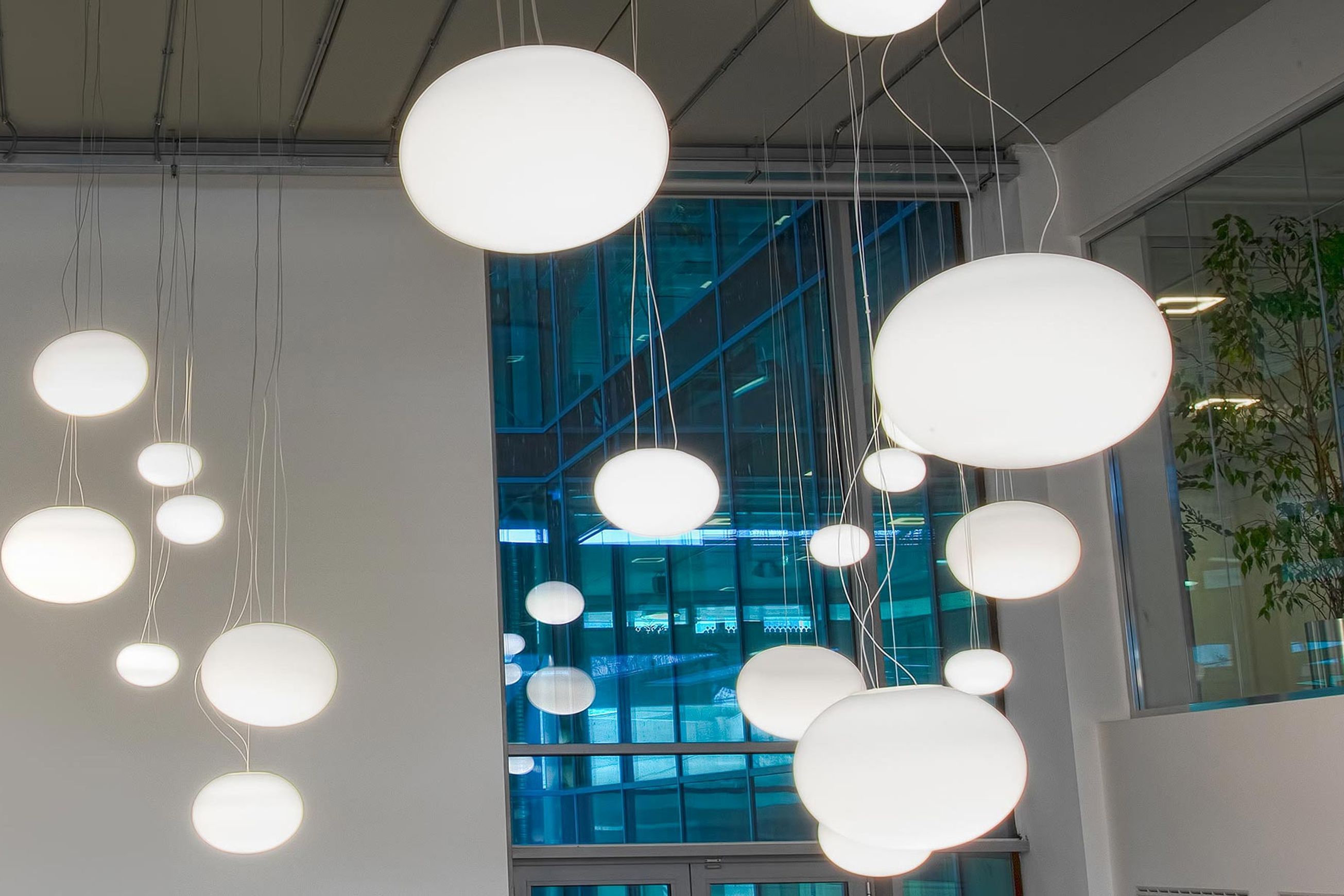Gilbert Suspension and Floor Lamp