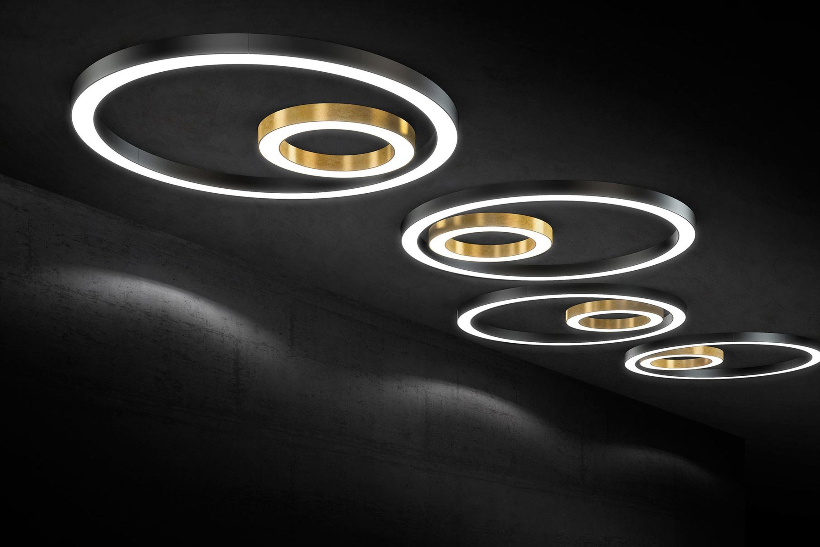 Silver Ring Suspension and Surface Light
