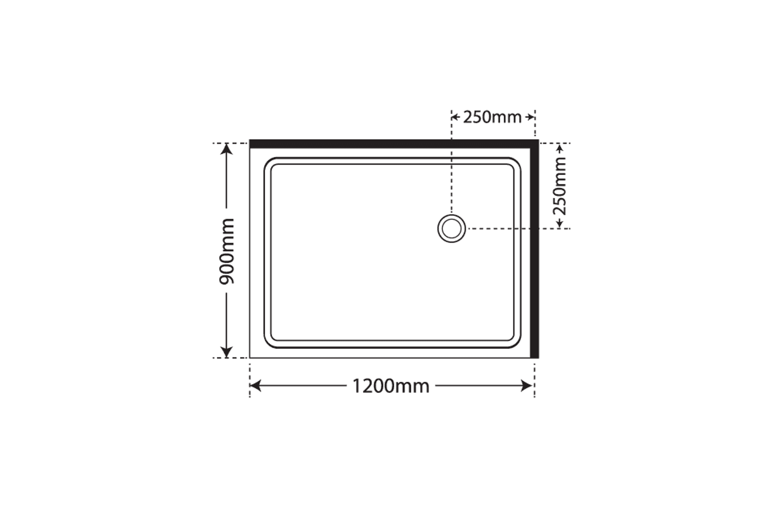 Adjustable Frameless Pivot Square 1200×900