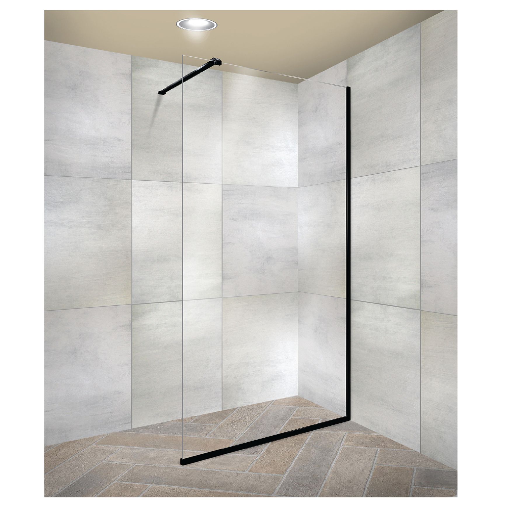 Frameless Walk In Panels