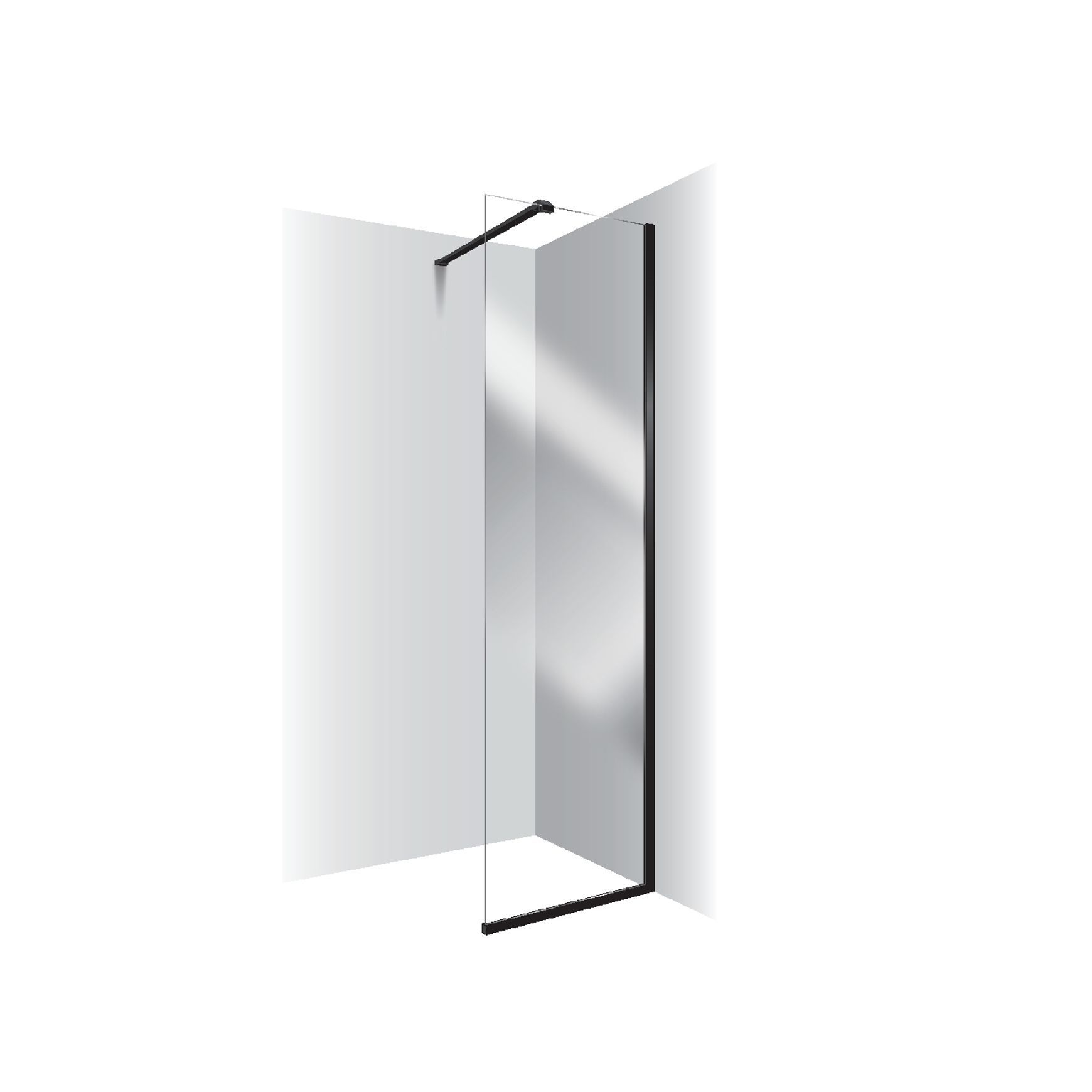Frameless Walk In Panels