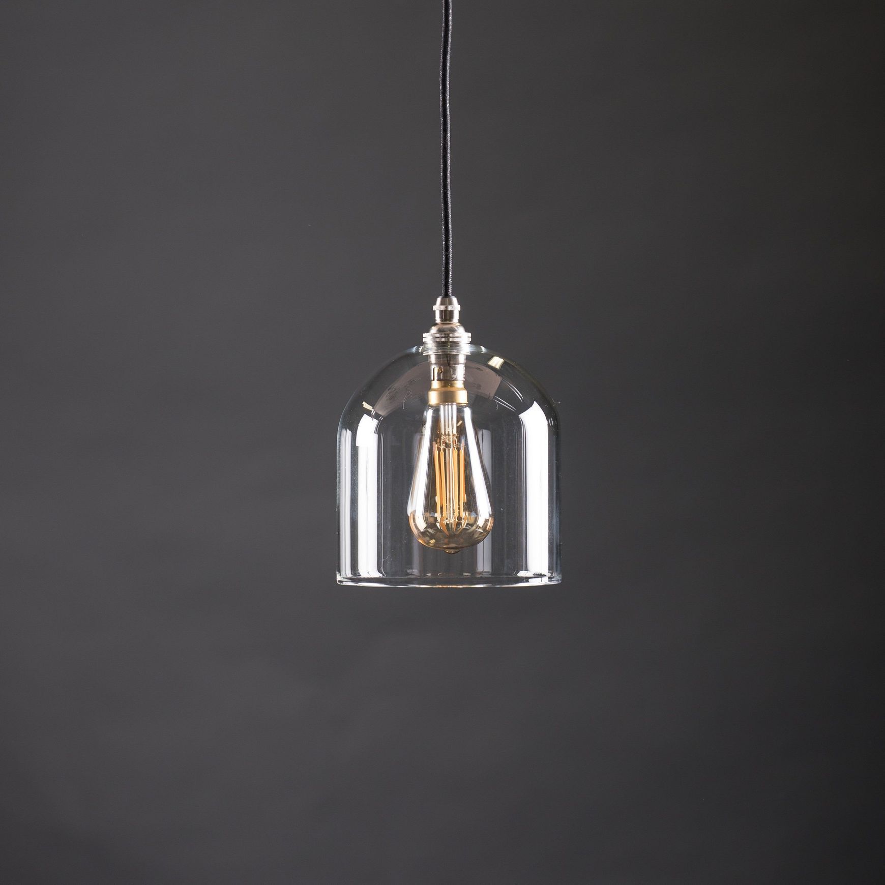 Frieda Glass Pendant - Clear
