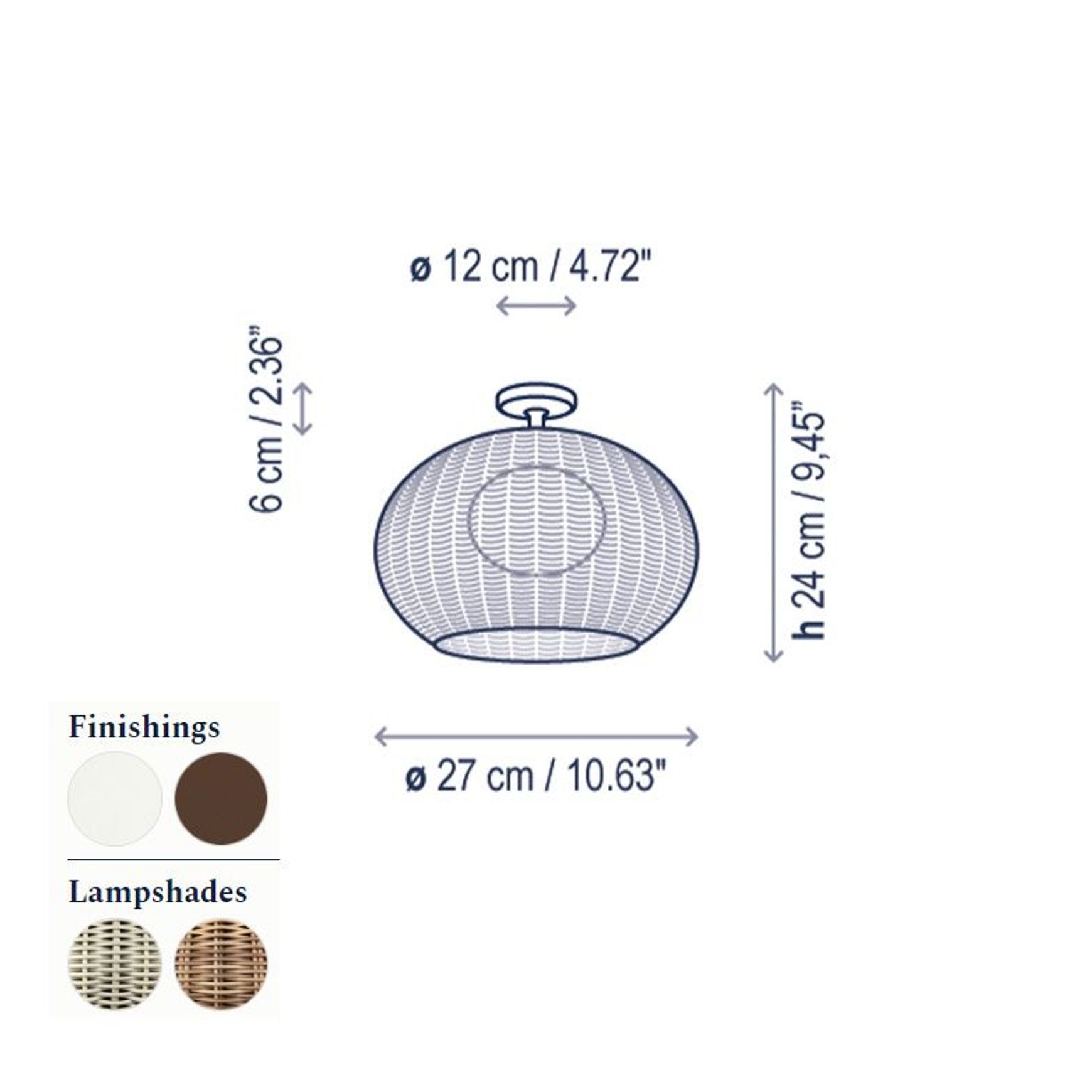 Garota PF/01 Ceiling Light