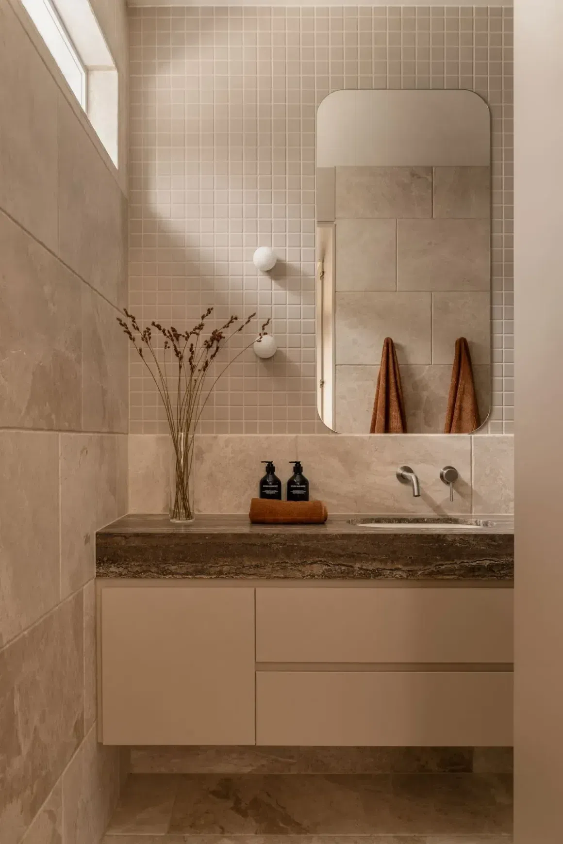 Titanium Vein Cut Travertine Benchtop