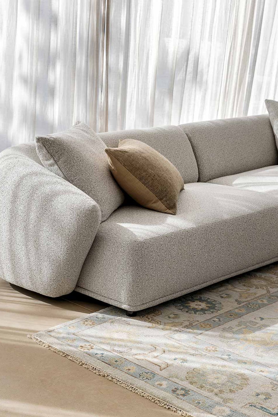 Gemma 2 Piece Sofa | Stone