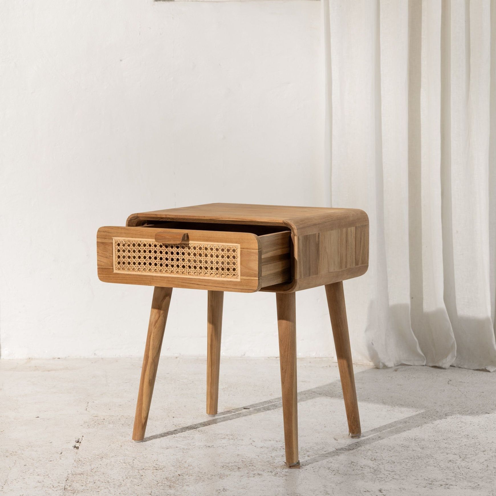 Gil Rattan Bedside Table