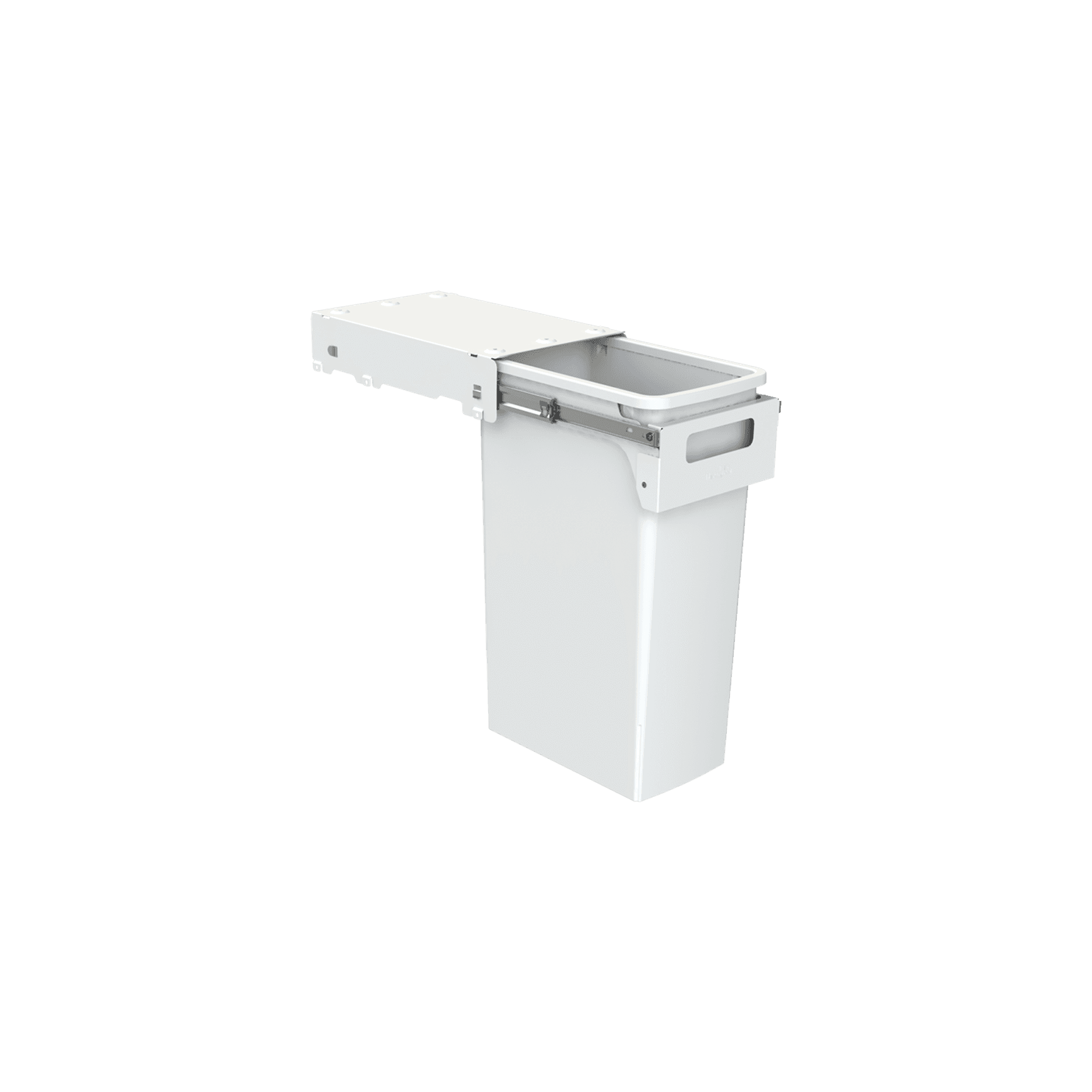 Hideaway Compact 1 x 40L Bucket | Handle Pull