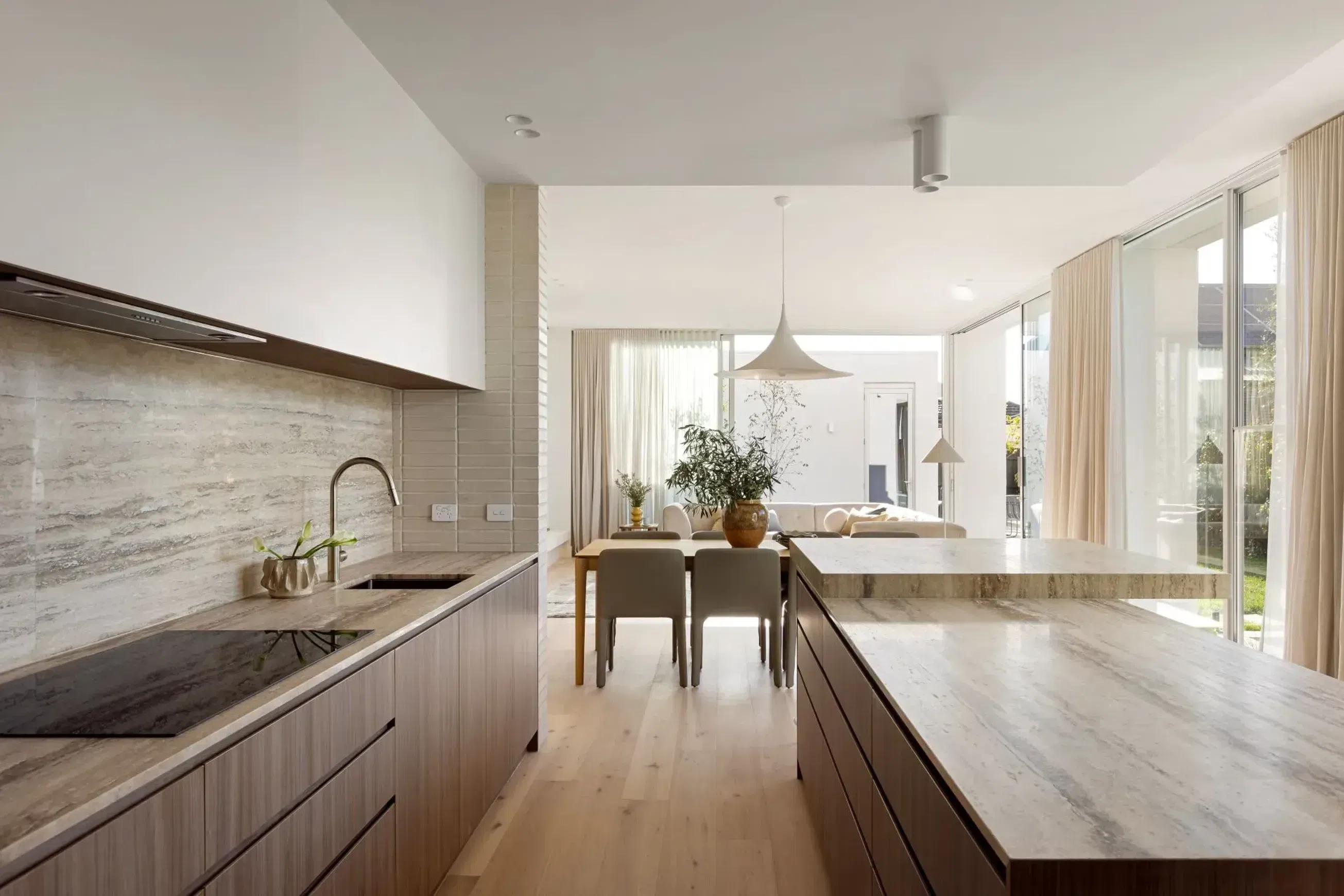 Florence Vein Cut Travertine Benchtop