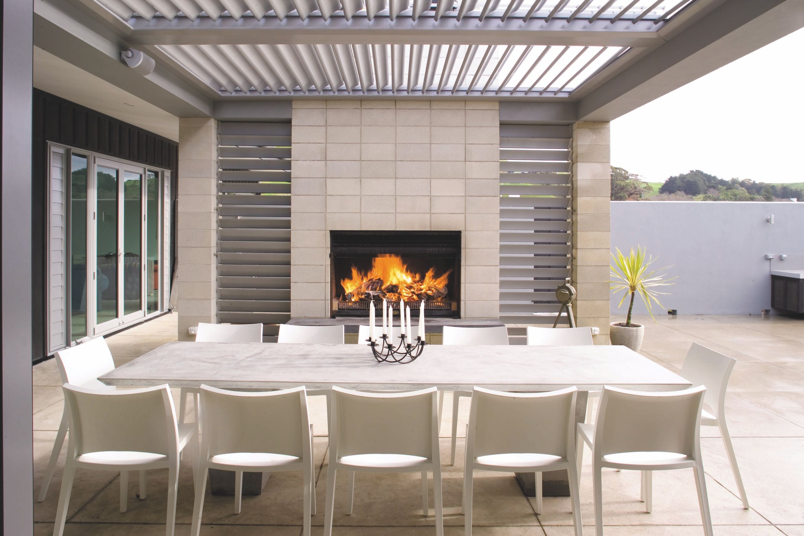 Warmington | Outdoor Wood Nouveau BBQ