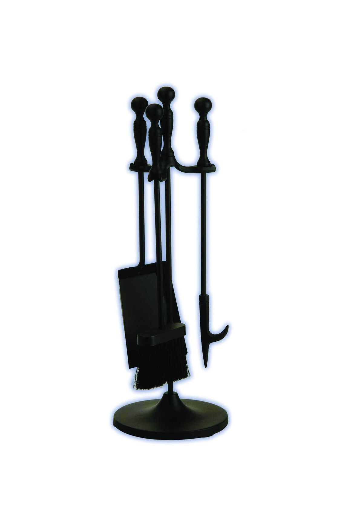 4 Piece Black Metal Tool Kit