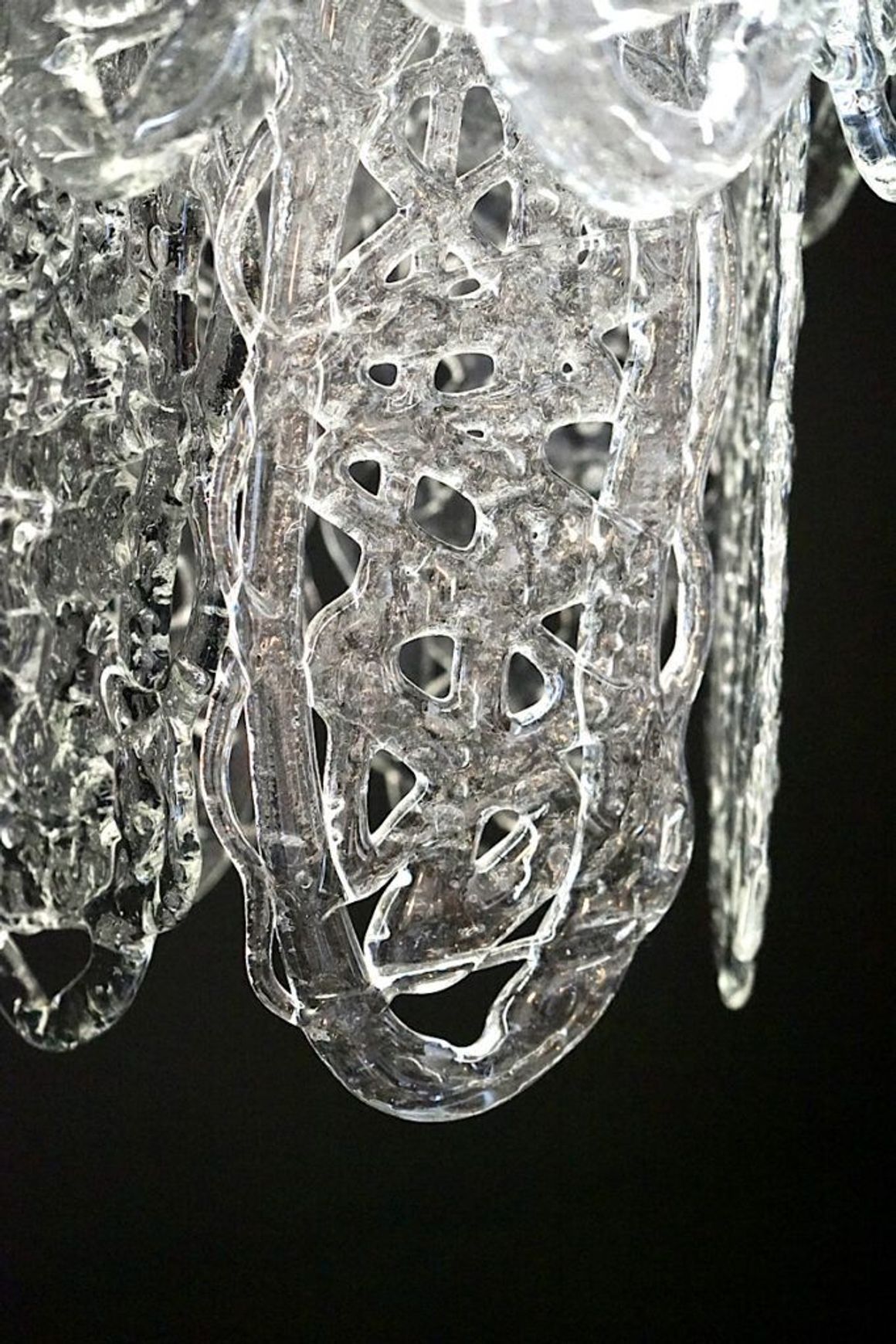 Mid-Century Murano Cascade Chandelier