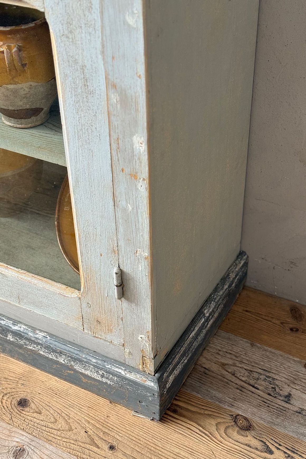 French Painted Display Cupboard